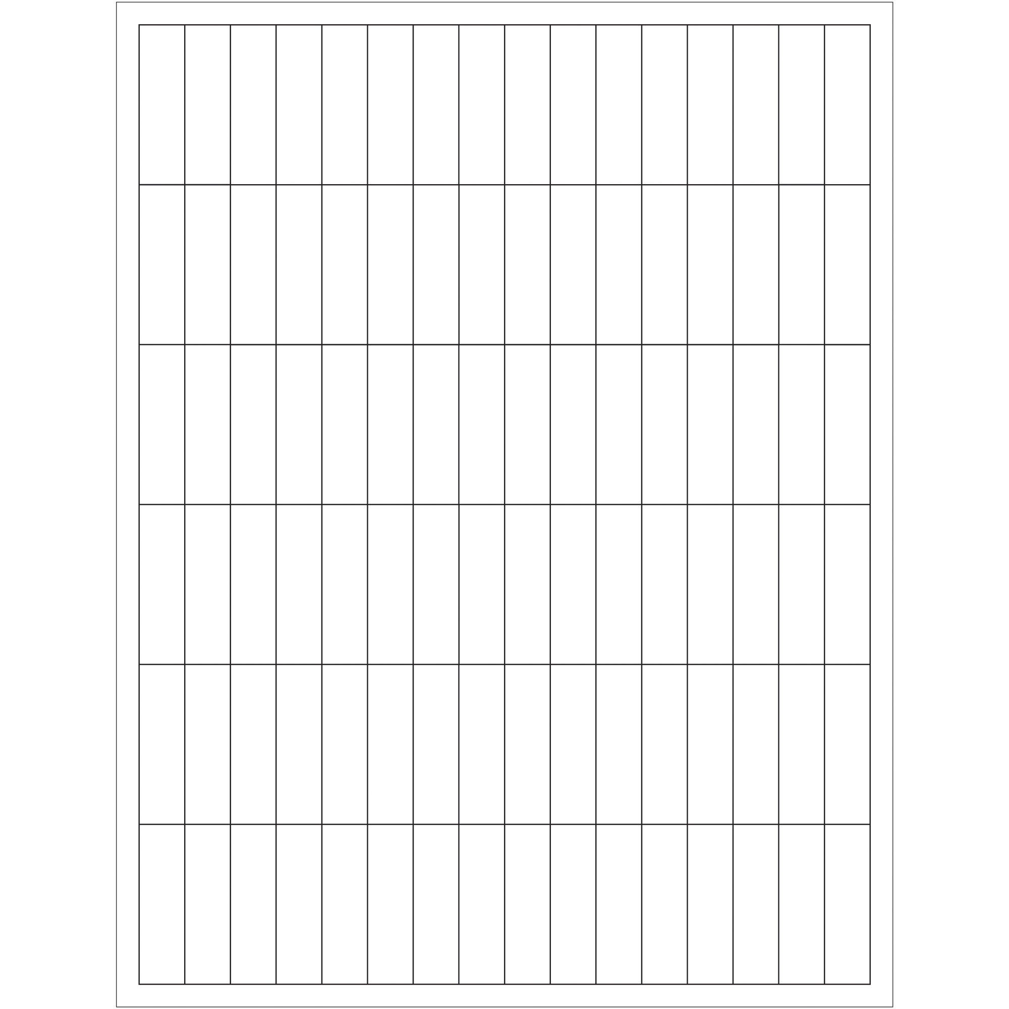 Tape Logic® Rectangular Laser Labels, 1/2" x 1 3/4", White, 9600/Case