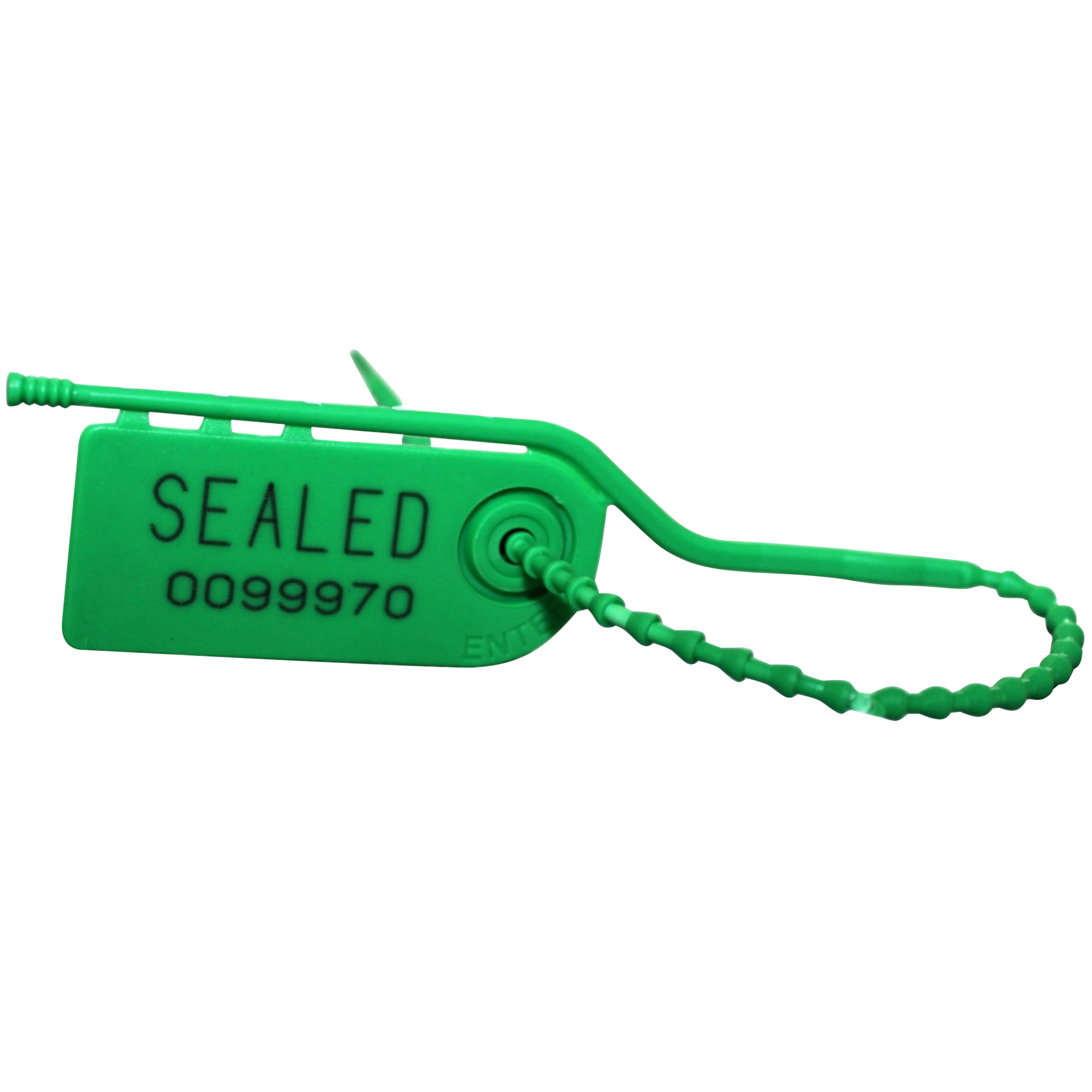 8" Green Easy Remove Pull Tight Seals 1000 PER CASE