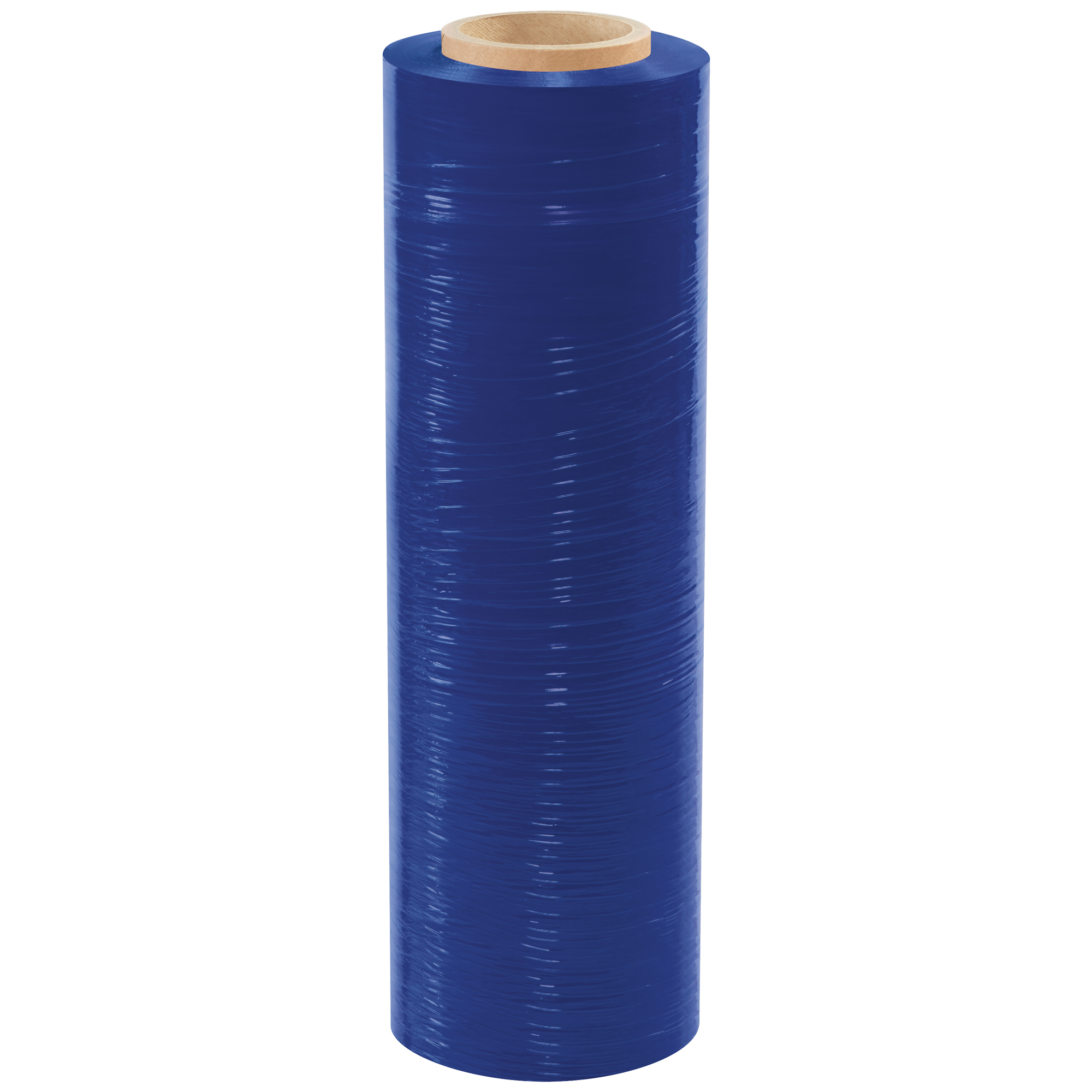 Cast Hand Stretch Film, 18" x 120 Gauge x 1000', Blue, 4/Case