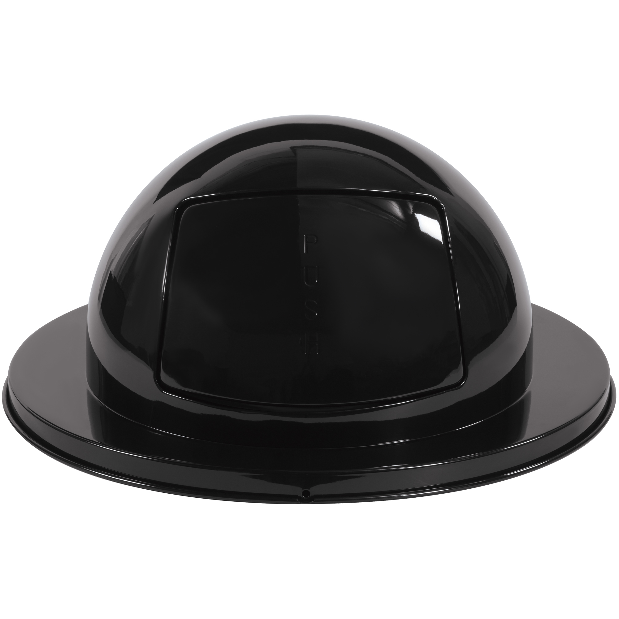 Rubbermaid® Brute® Steel Dome Lid, 55 Gallon, 11" x 25", Black, 1/Each