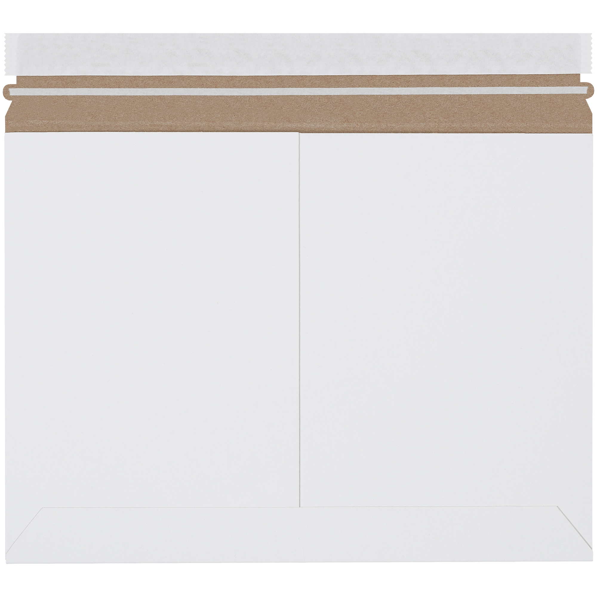 Stayflats Lite® Side Loading Mailers, 12-1/4" x 9-3/4", White, 100/Case