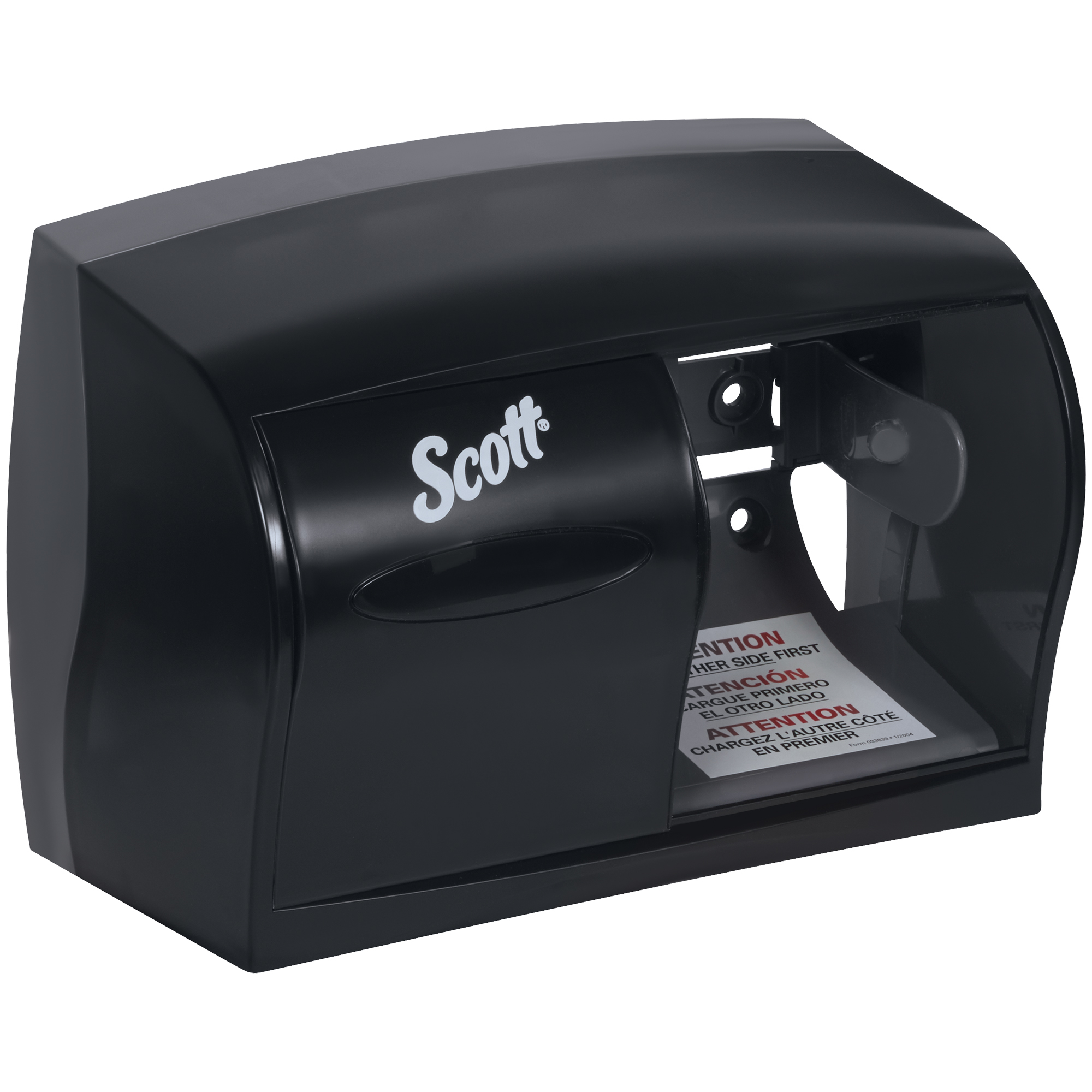 Scott® Coreless Bathroom Tissue Dispenser, Black, 1/Case