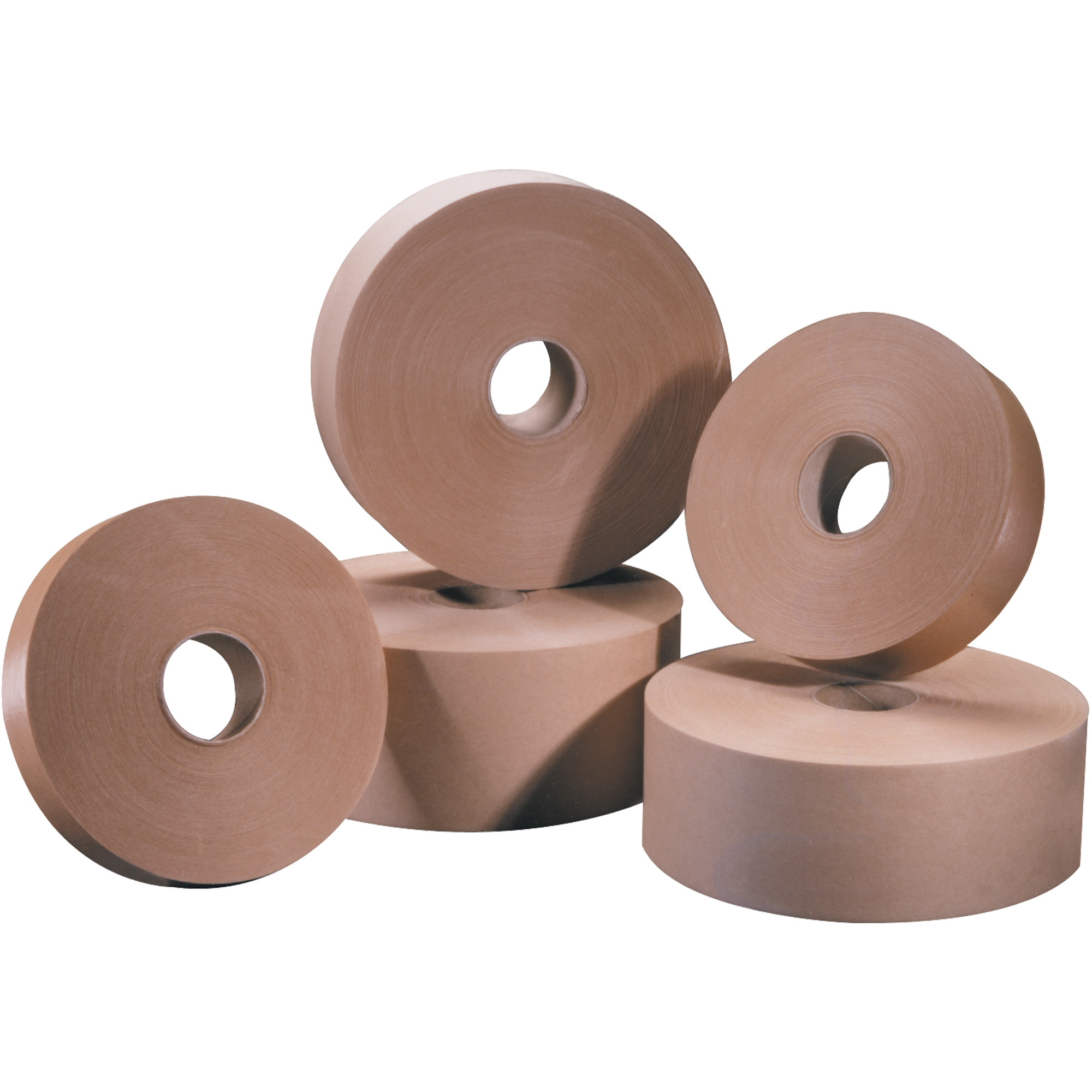 Tape Logic® #6000 Non Reinforced Water Activated Tape, 2" x 600', Kraft, 15/Case