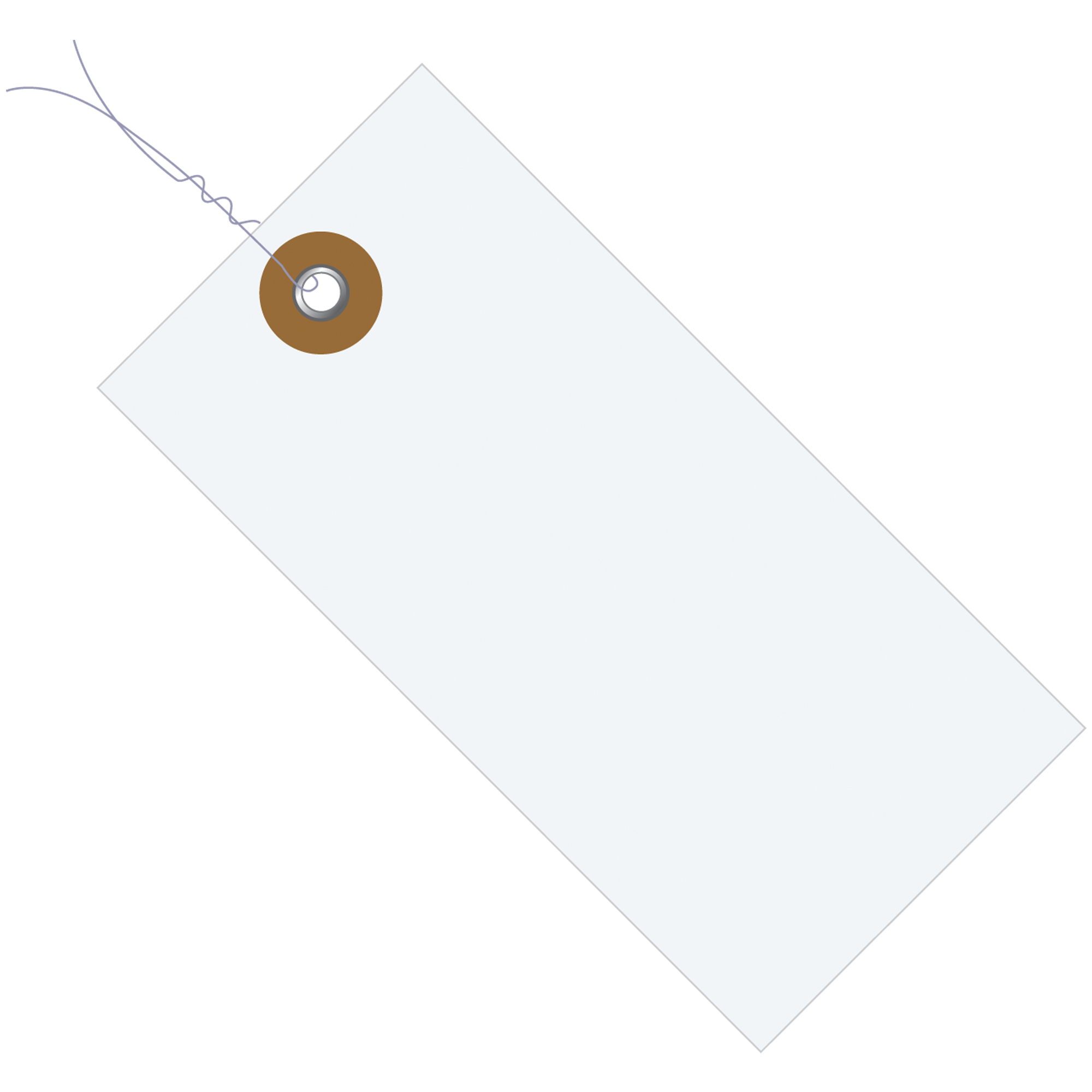 Tyvek® Shipping Tags, Pre-Wired, 6 1/4" x 3 1/8", White, 1000/Case