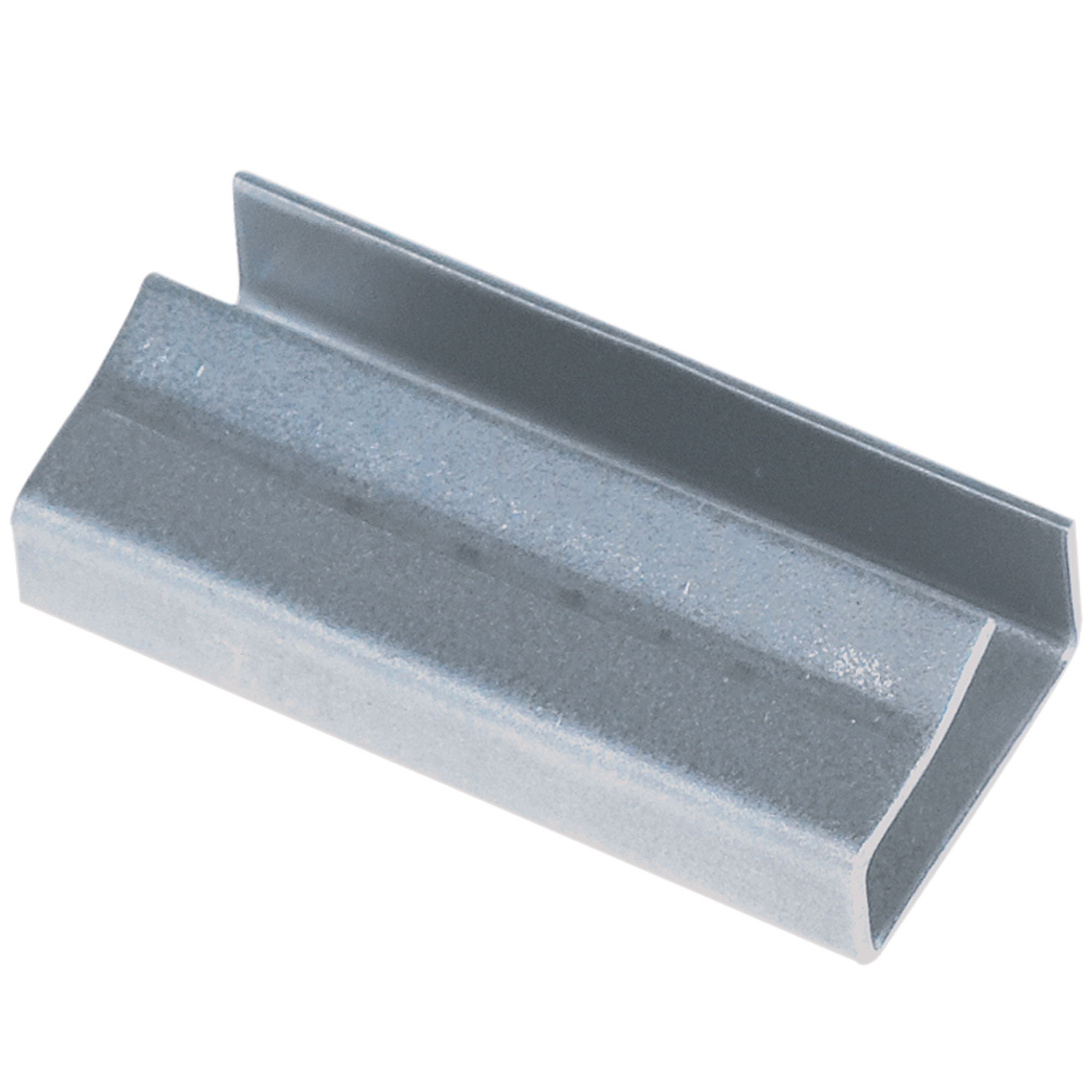 Metal Poly Strapping Seals, Open/Snap On, 5/8', Silver, 1000/Case