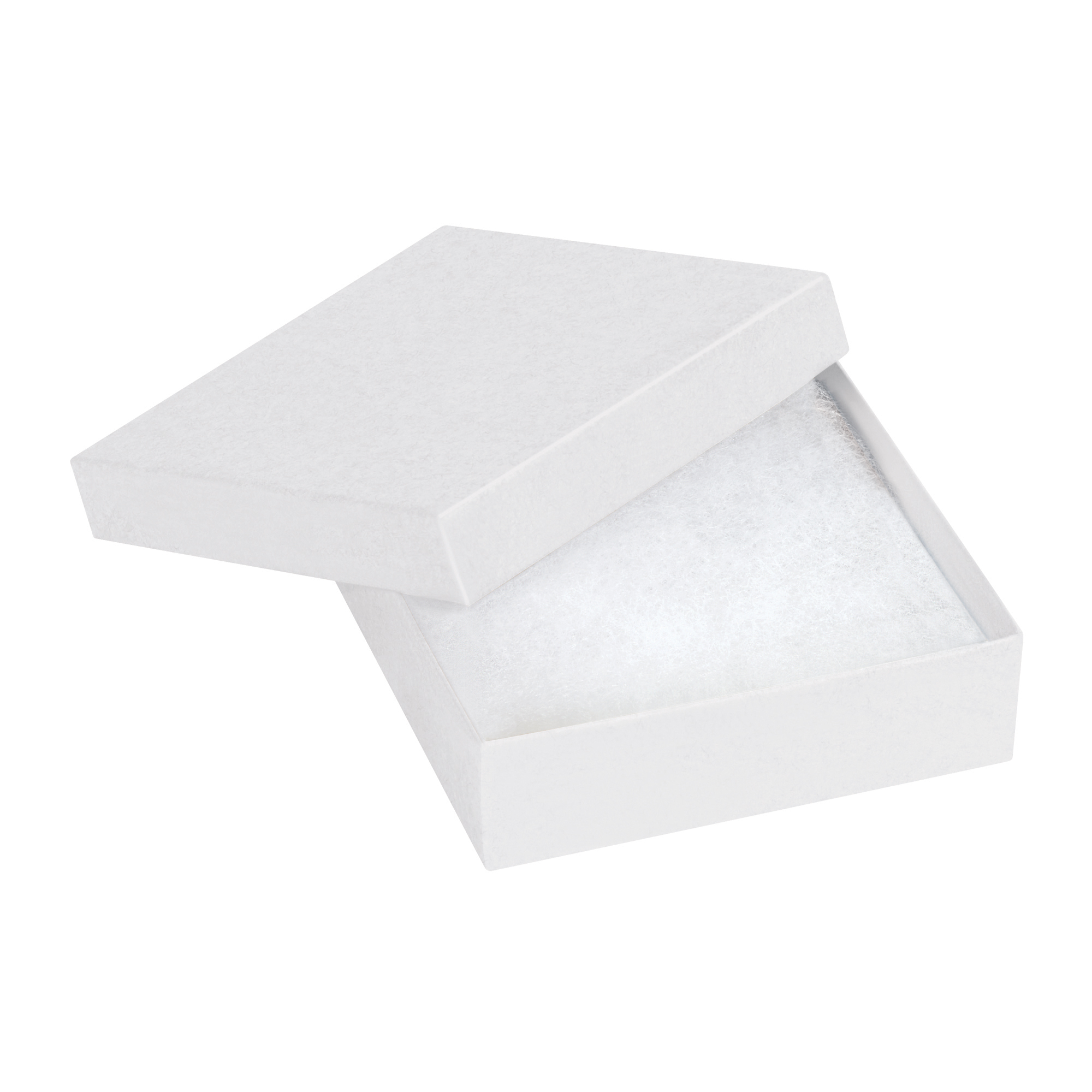 Jewelry Boxes, 3 1/2" x 3 1/2" x 1", White, 100/Case