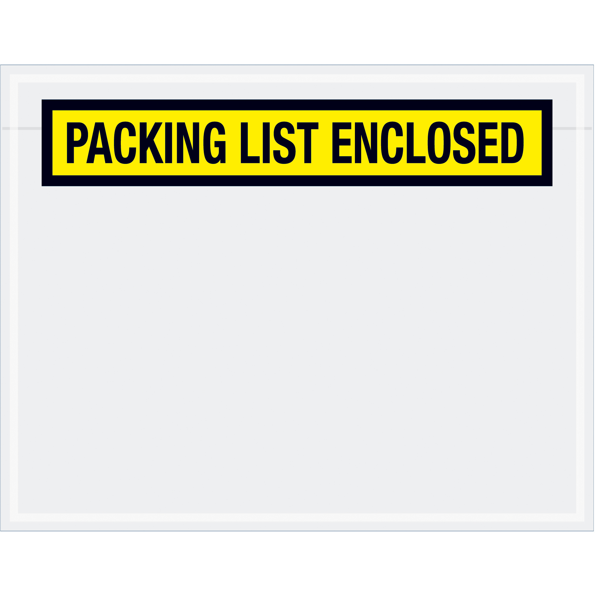 Tape Logic® "Packing List Enclosed" Envelopes, 7" x 5 1/2", Yellow, 1000/Case