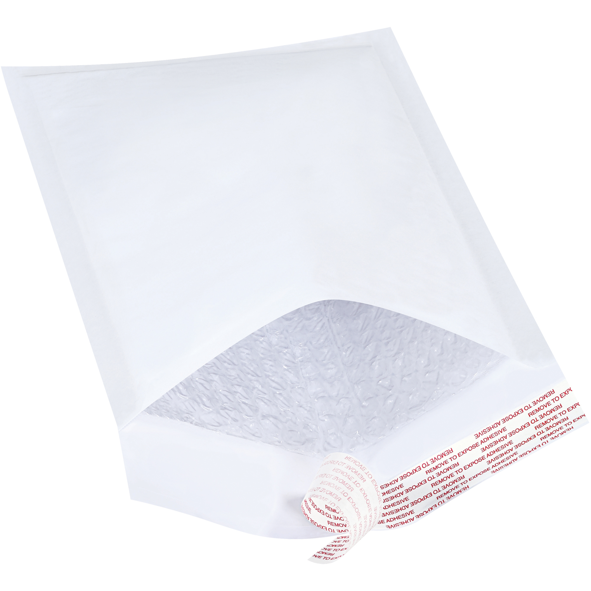 Self-Seal Bubble Mailers, #1, 7 1/4" x 12", White, 25/Case