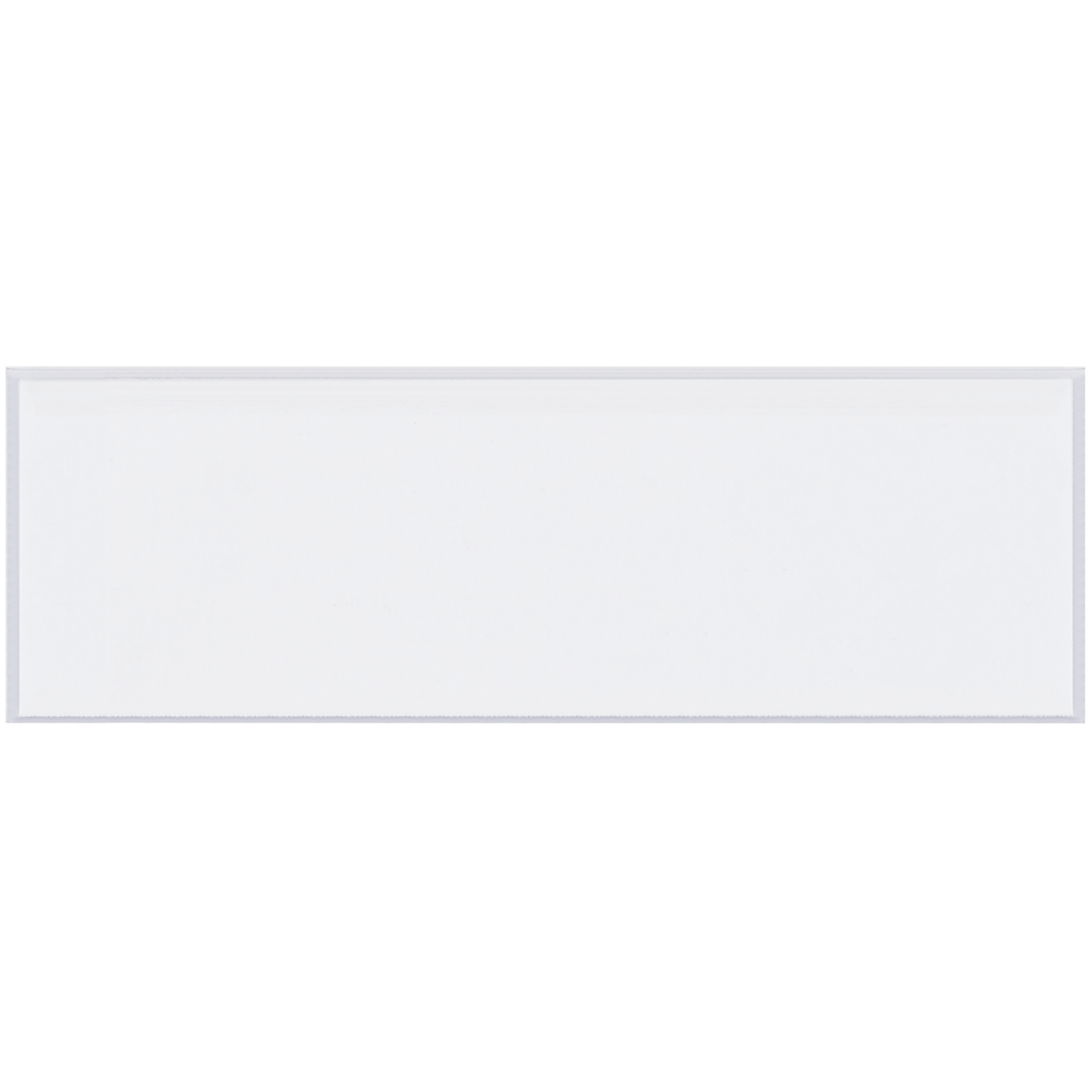 Open-Edge™ Plastic Label Holder, 1" x 3", Clear, 50/Case