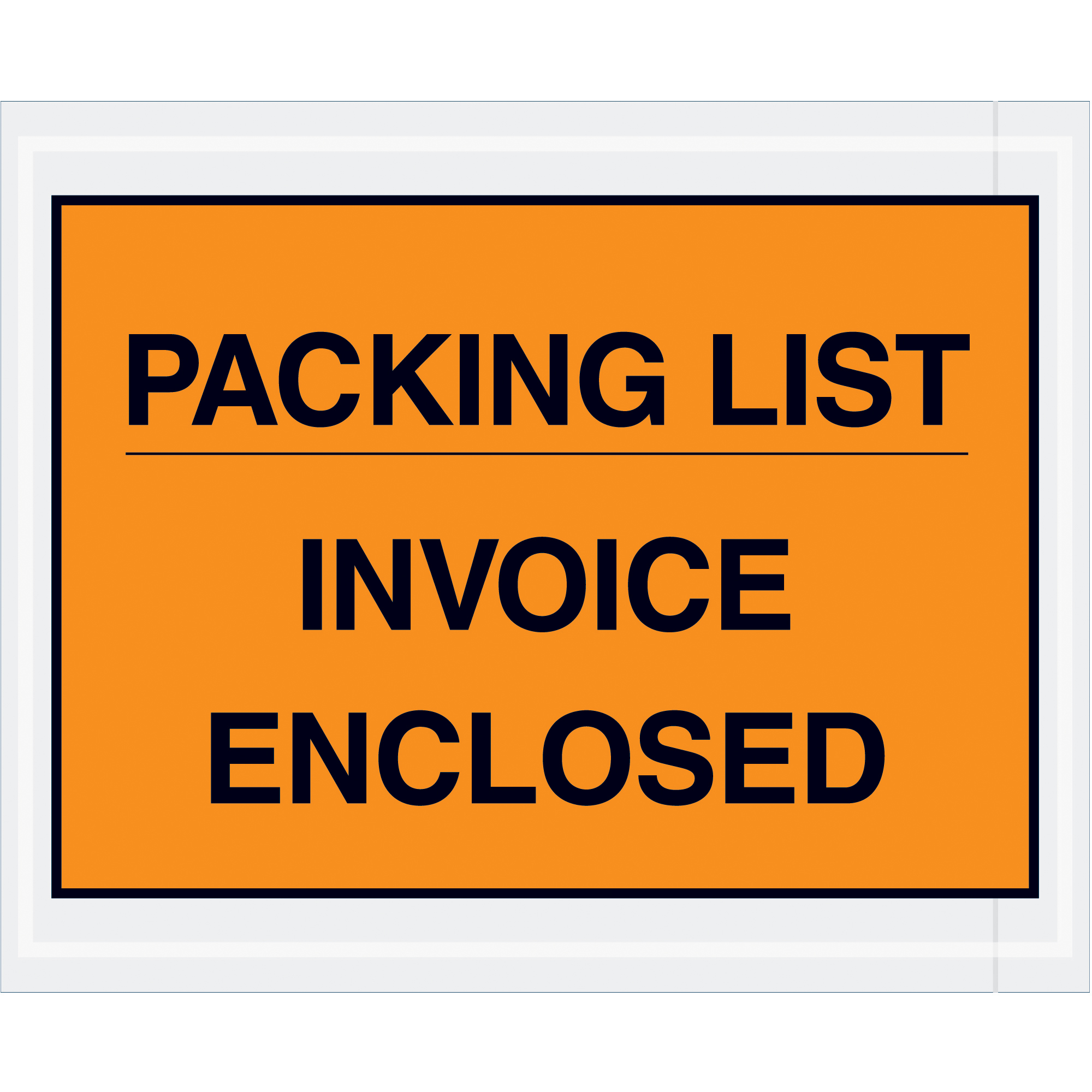 Tape Logic® "Packing List/Invoice Enclosed" Envelopes, 4 1/2" x 5 1/2", Orange, 1000/Case