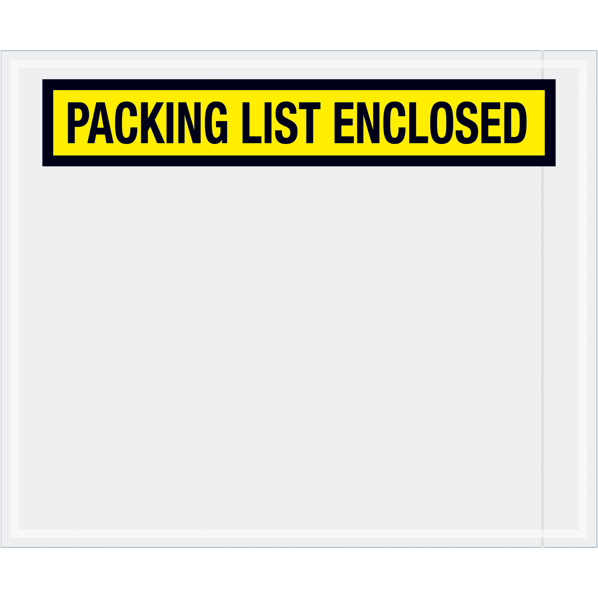 Tape Logic® "Packing List Enclosed" Envelopes, 10" x 12", Yellow, 500/Case