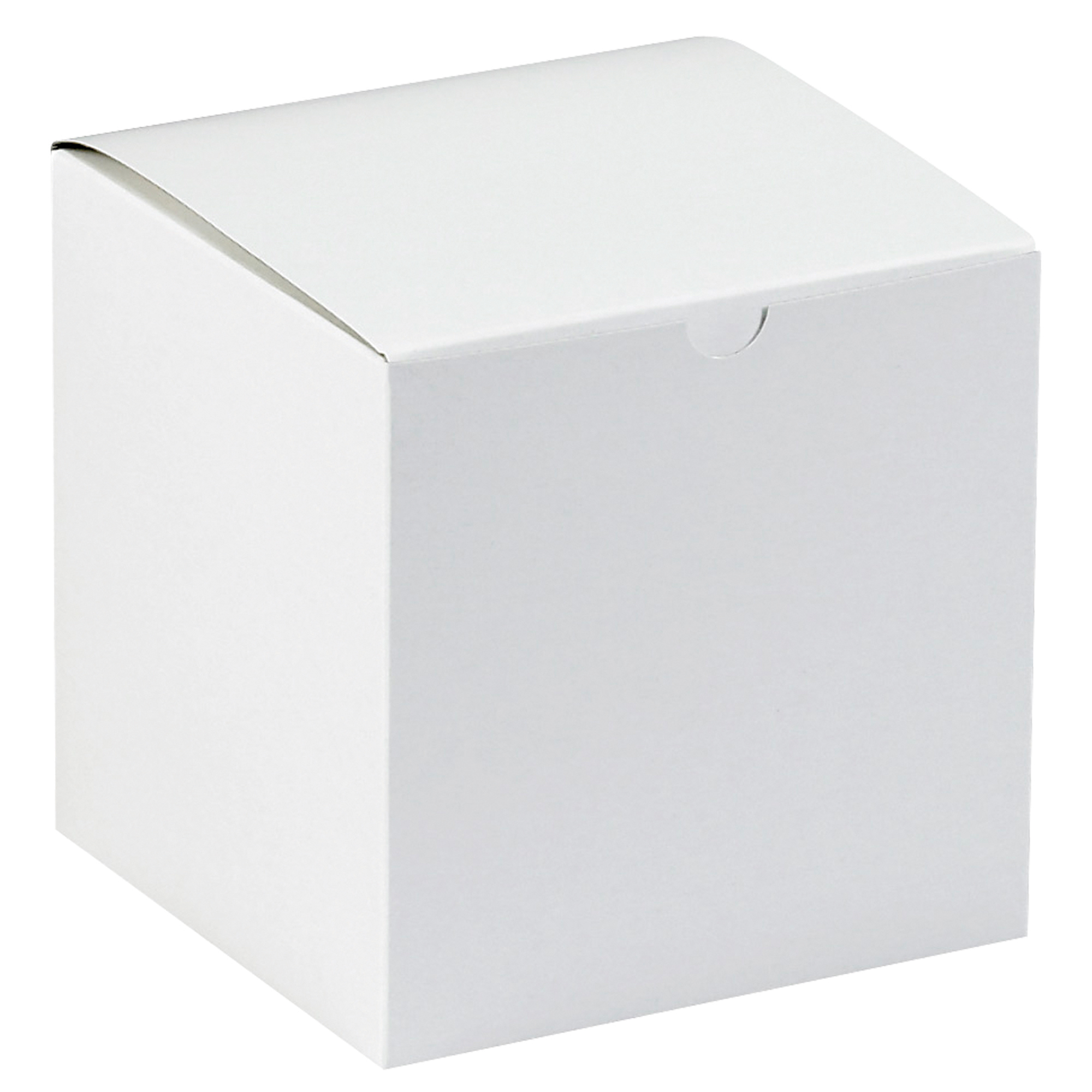 Gift Boxes, 8" x 8" x 8 1/2", White, 50/Case