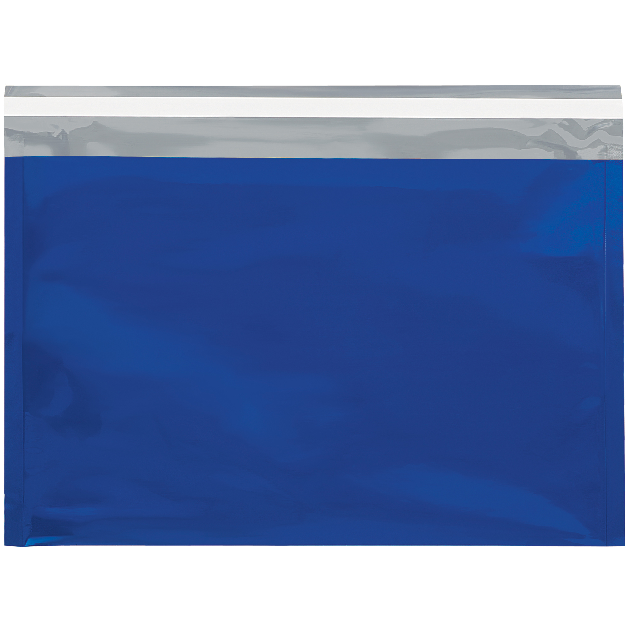 Metallic Glamour Mailers, 9 1/2" x 12 3/4", Blue, 250/Case