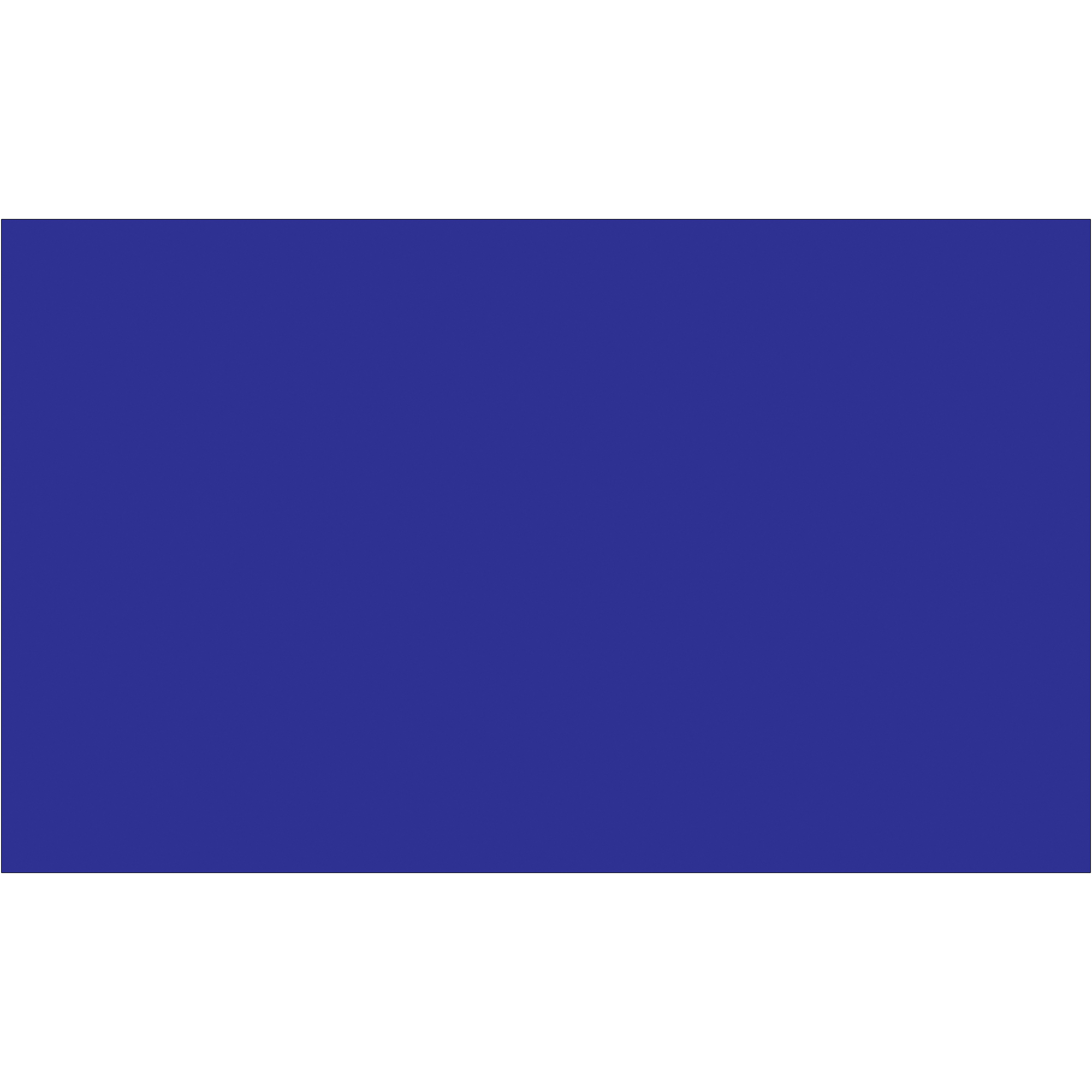 Tape Logic® Inventory Rectangle Labels, 3" x 5", Dark Blue, 500/Roll