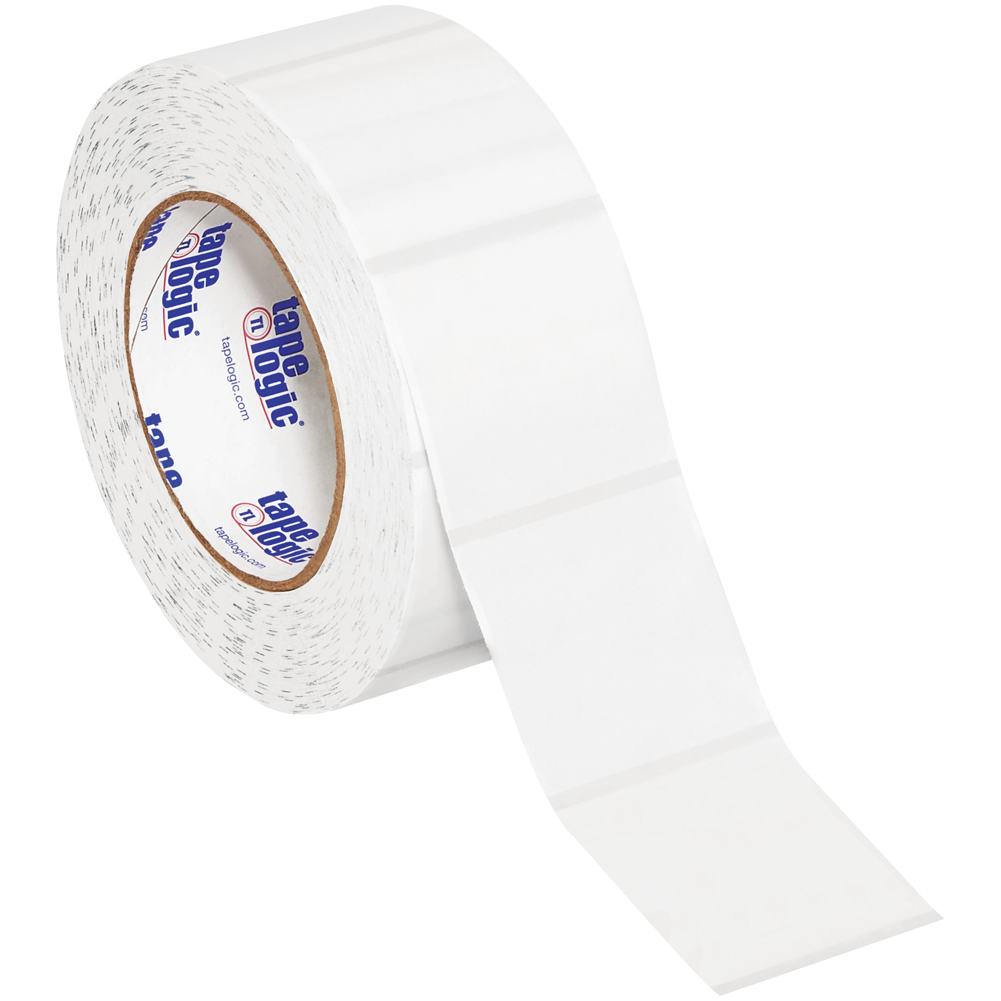 Tape Logic® Square Mailing Labels, 2" x 2", Clear, 1000/Roll