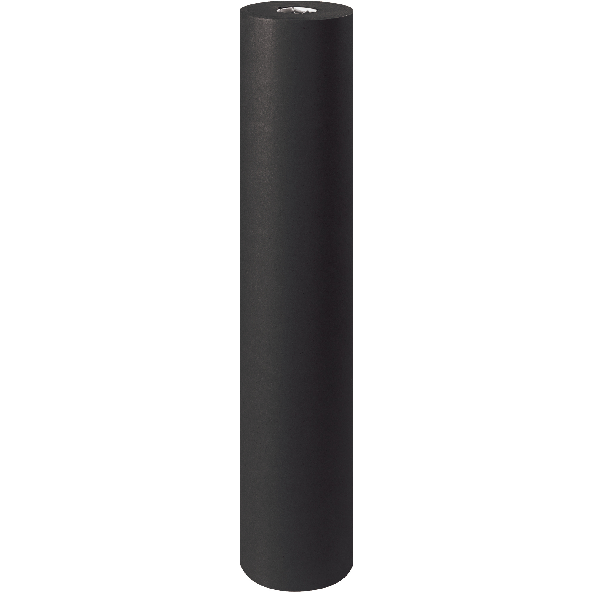 Colored Kraft Paper, 50#, 48", Black, 1/Roll