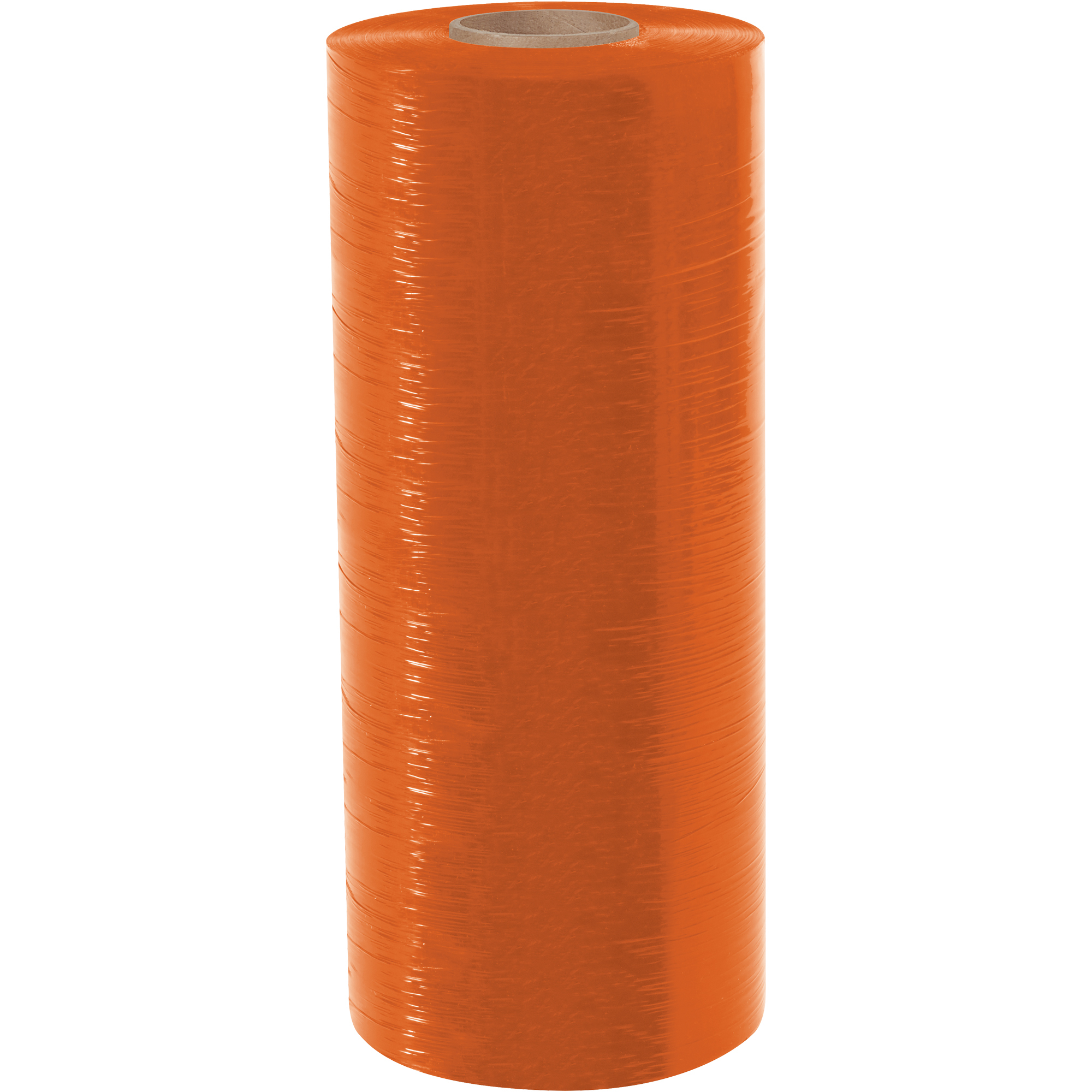 Colored Cast Machine Stretch Film, 20" x 80 Gauge x 6000', Orange, 1/Roll
