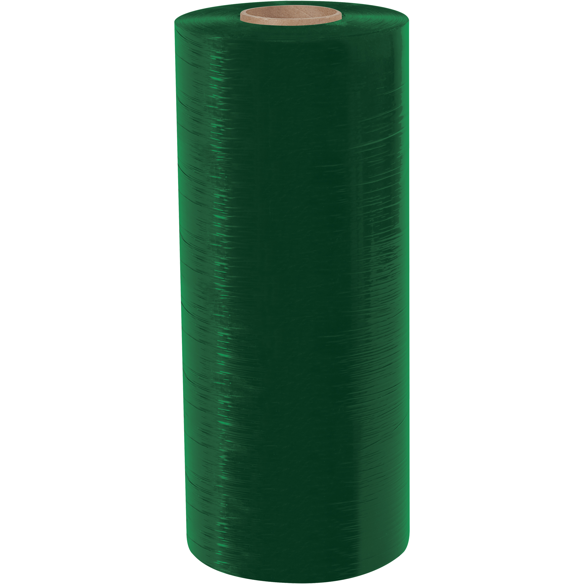 Colored Cast Machine Stretch Film, 20" x 80 Gauge x 6000', Green, 1/Roll