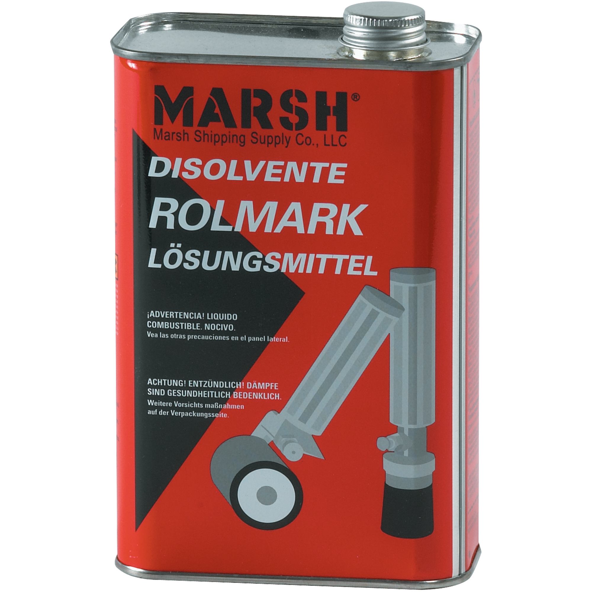 Marsh® Rolmark Quart of Solvent & Cleaner, 1/Each
