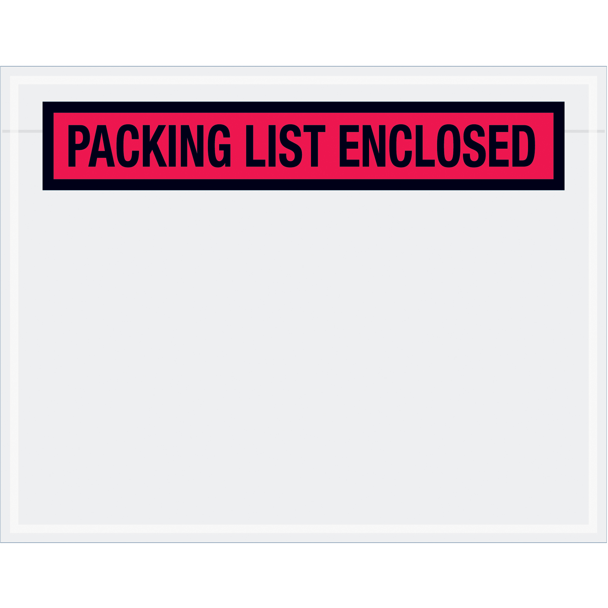 Tape Logic® "Packing List Enclosed" Envelopes, 7" x 5 1/2", Red, 1000/Case