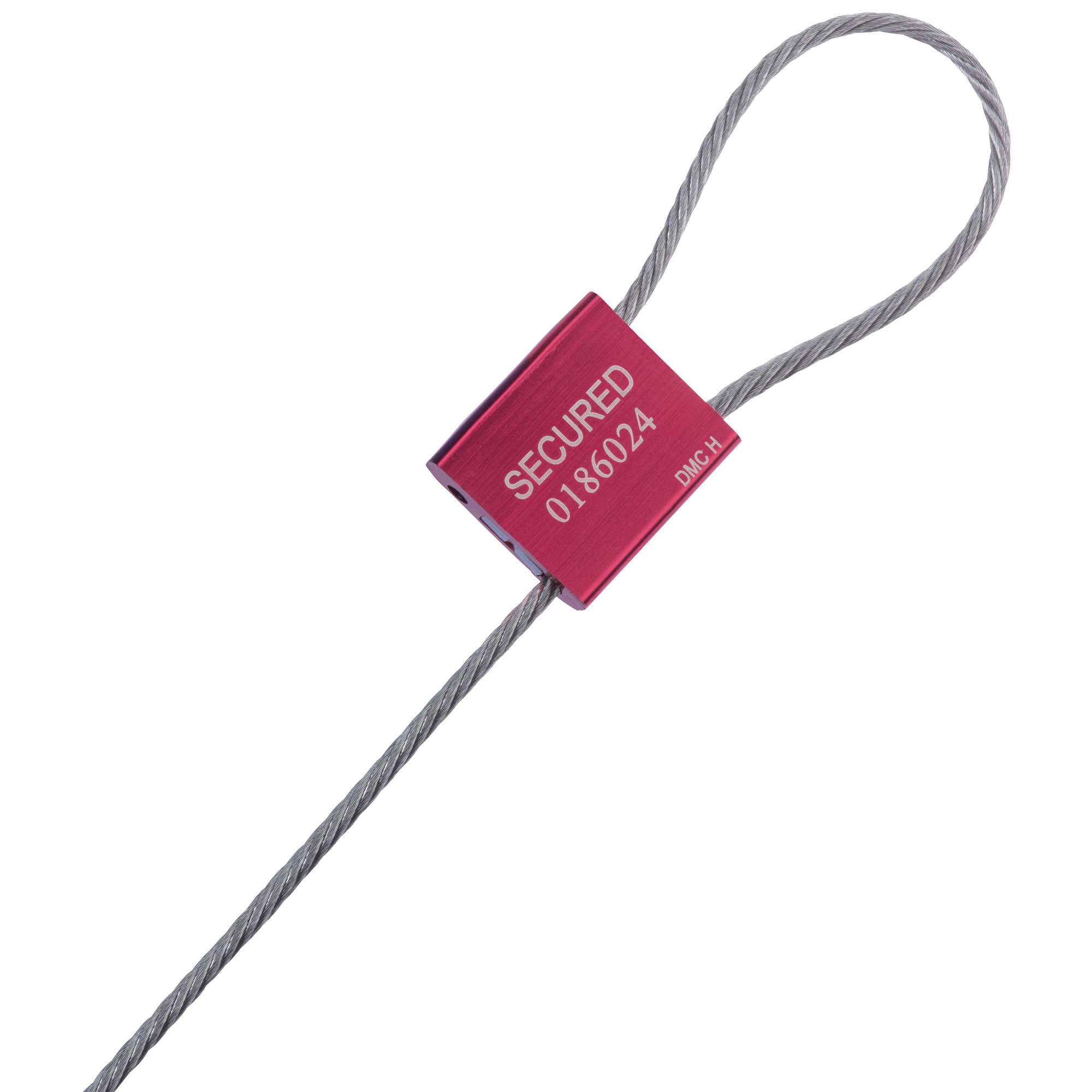 Cable Seals, 1/8" x 12", Red, 50/Case