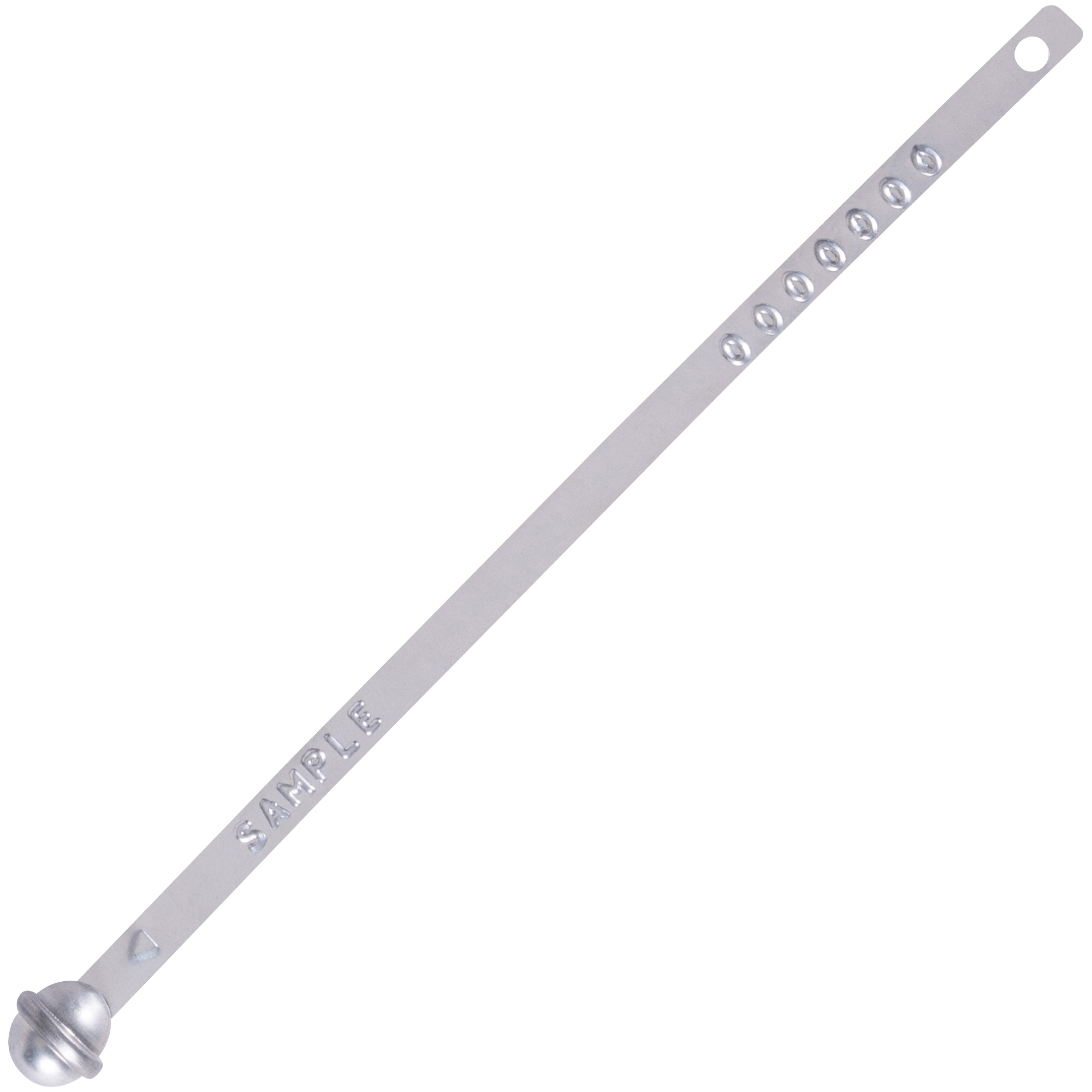 Metal Truck Seals, 5/16" x 8 1/2", Silver, 200/Case