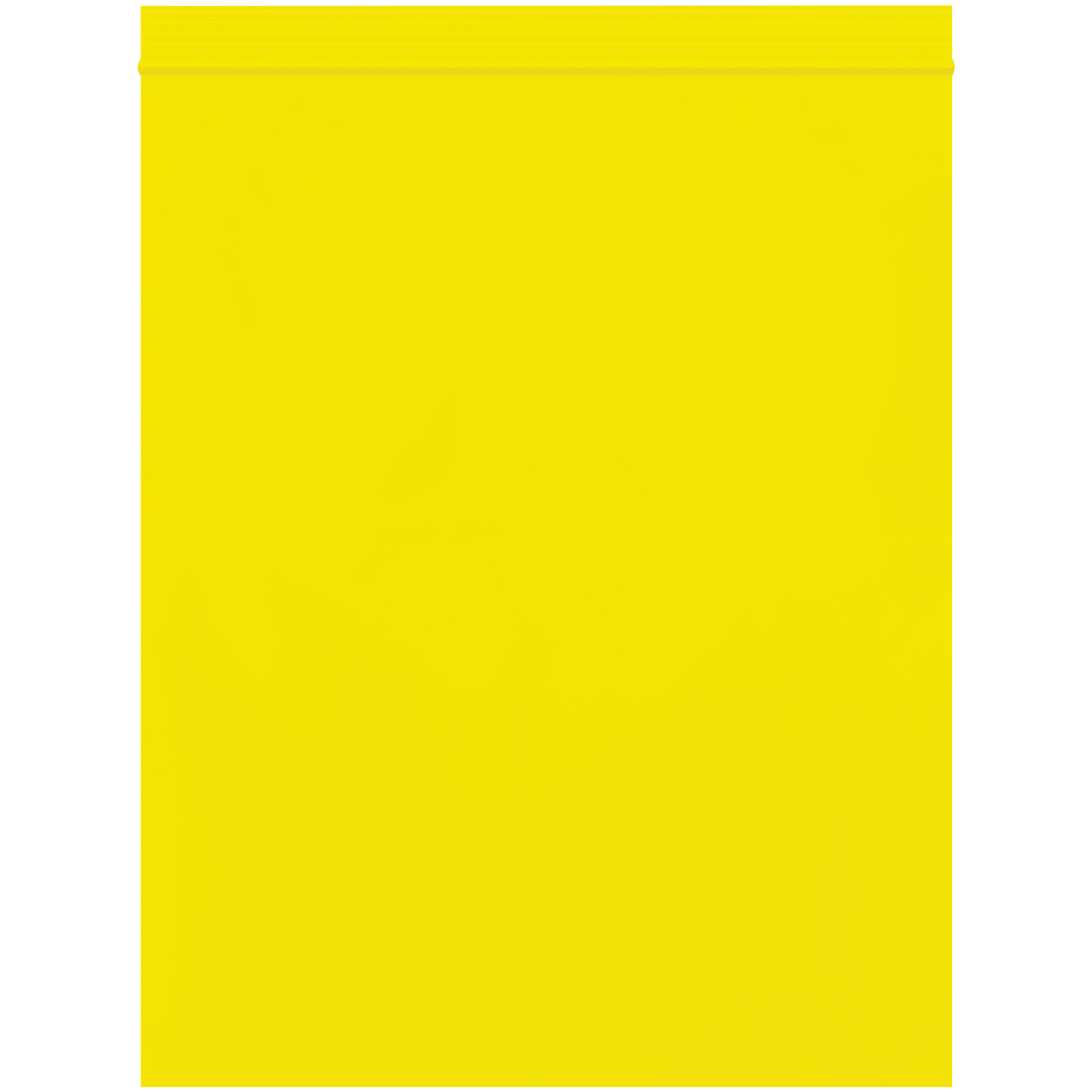Reclosable 2 Mil Poly Bags, 8" x 10", Yellow, 1000/Case