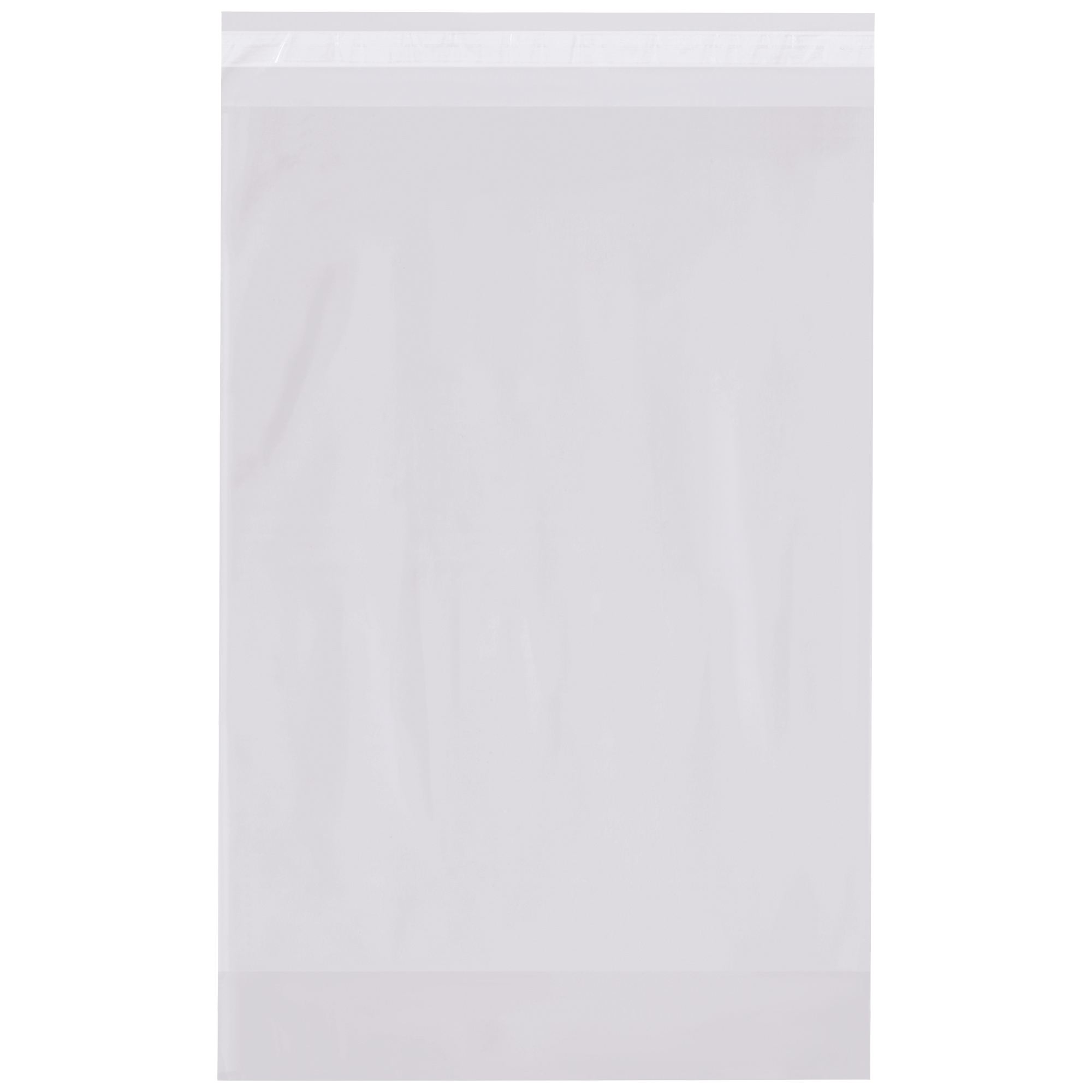 Gusseted 2 Mil Resealable Poly Bags, 12 x 4 x 18", Clear, 500/Case