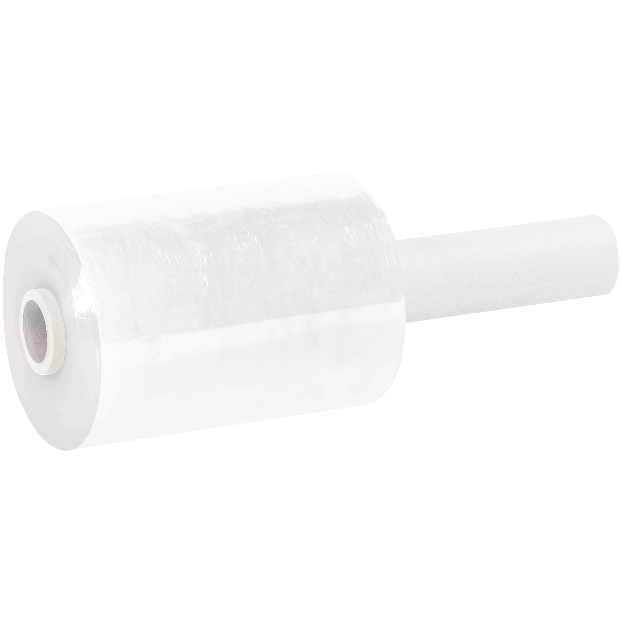 Colored Extended Core Bundling Film, 80 Gauge, 5" x 1000', White, 12/Case