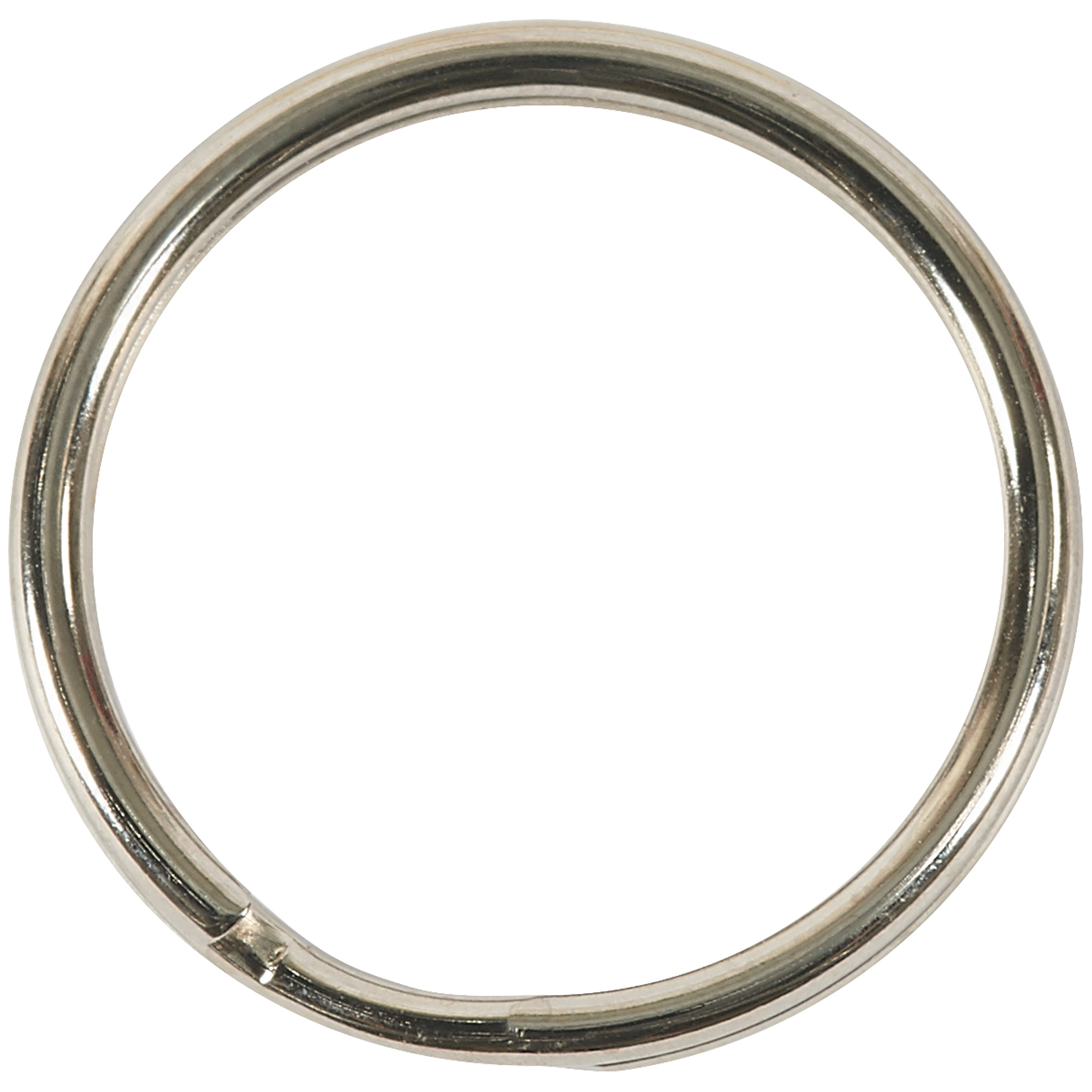 Split Key Rings, Nickel Plated, .970", 100/Case