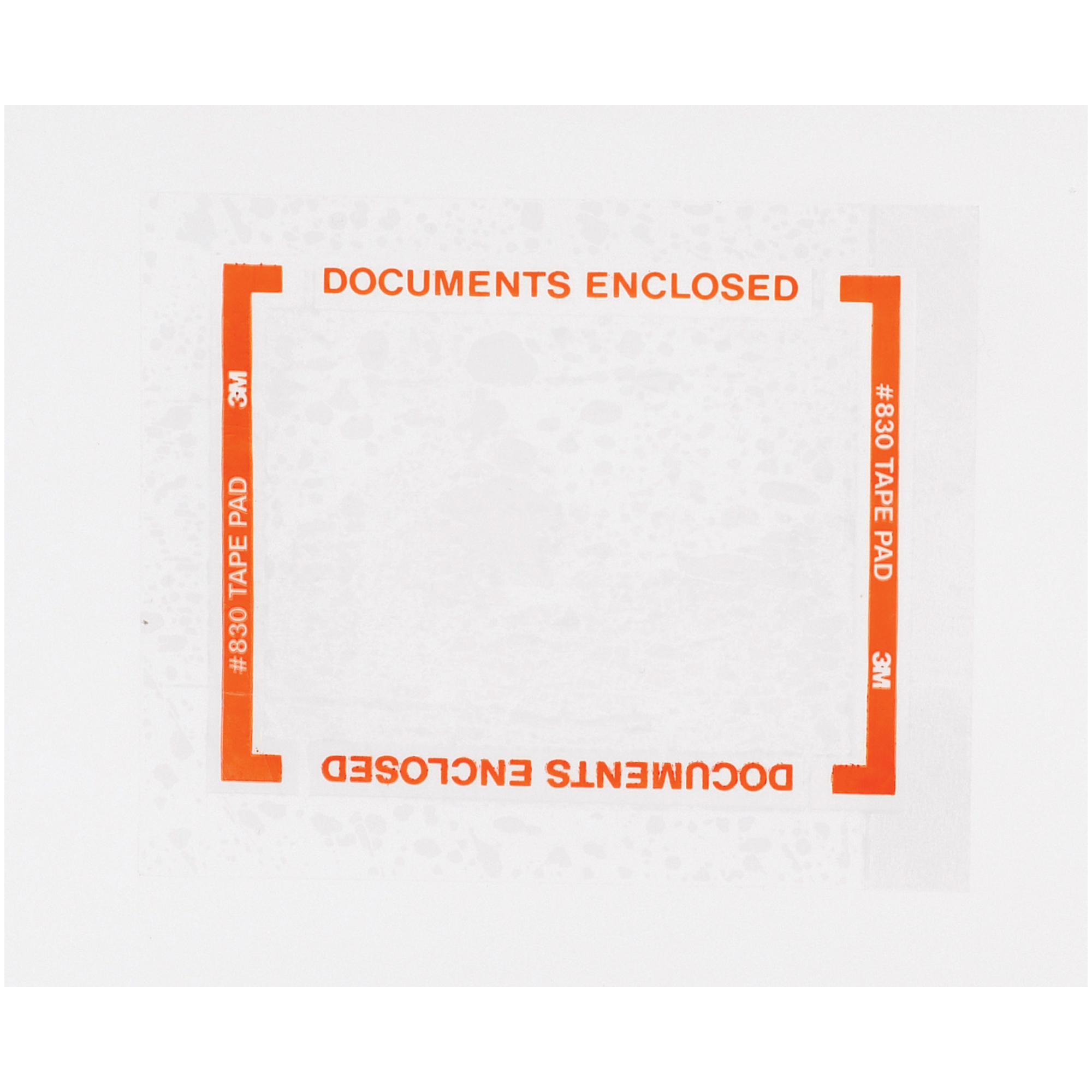 3M™ 830 Pouch Tape Pads, 2.5 Mil, 5" x 6", Clear, 40/Case