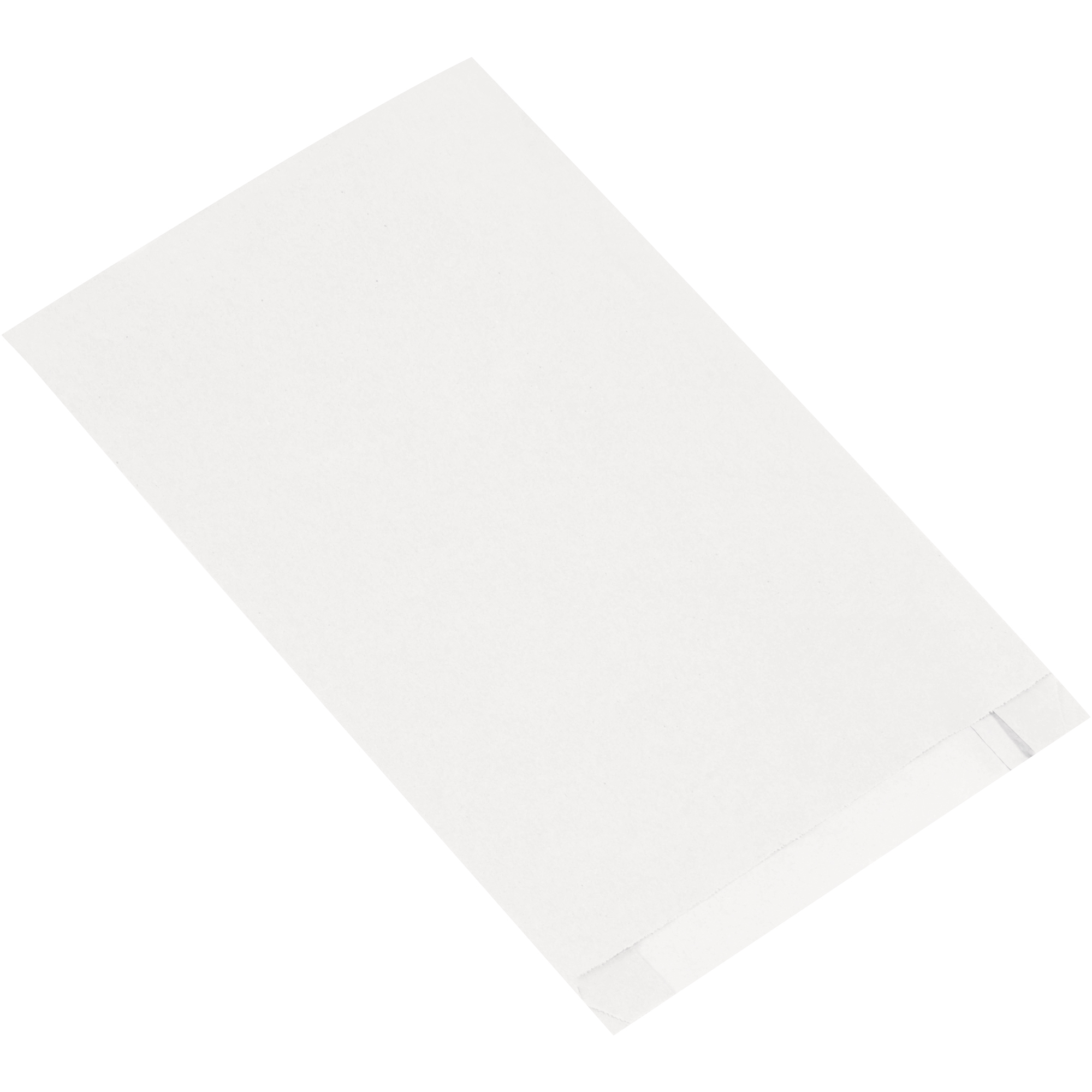 Gusseted Merchandise Bags, 10 x 2 x 15", White, 1000/Case
