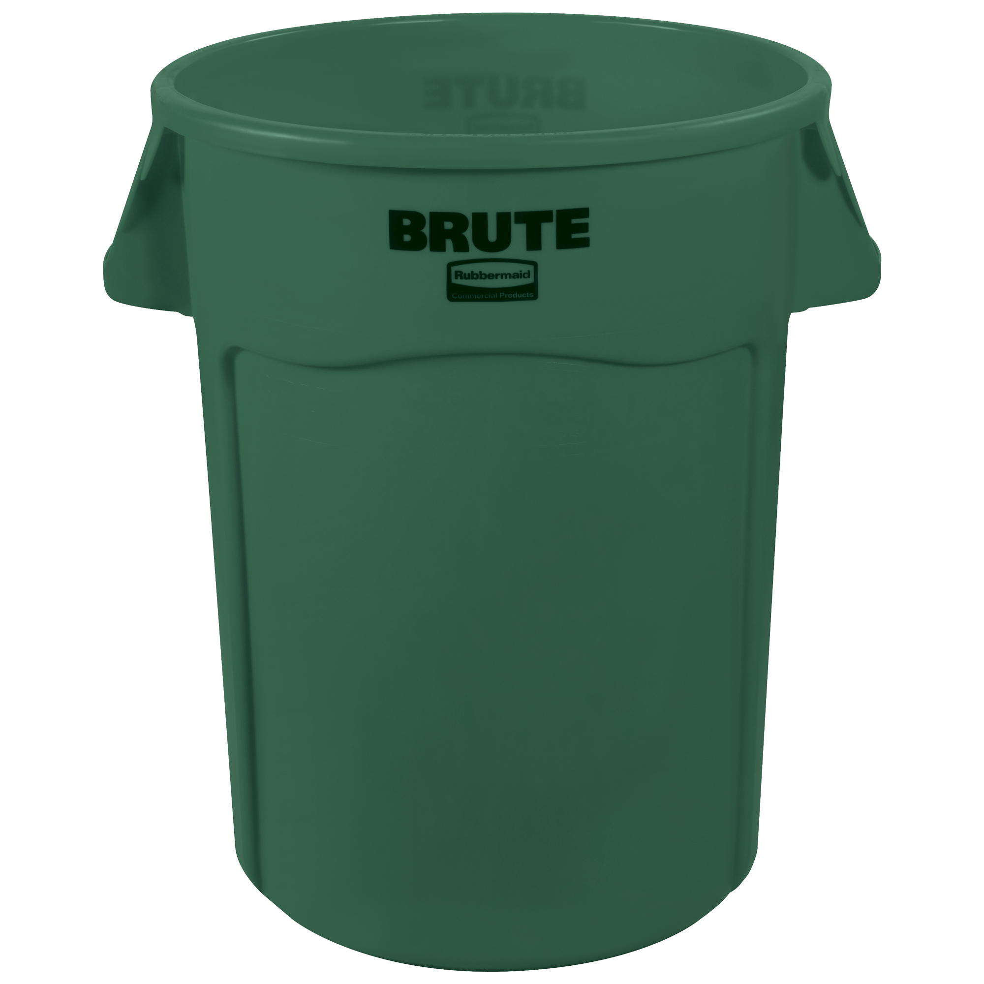 Rubbermaid® Brute® Trash Can, 44 Gallon, 32" x 24", Green, 1/Each