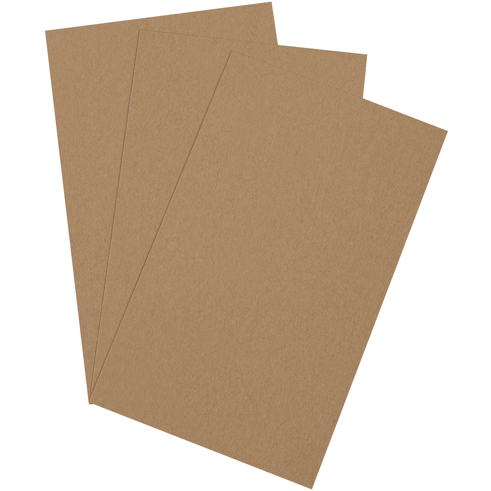 Heavy-Duty Chipboard Pads, 8 1/2" x 14", Kraft, 575/Case