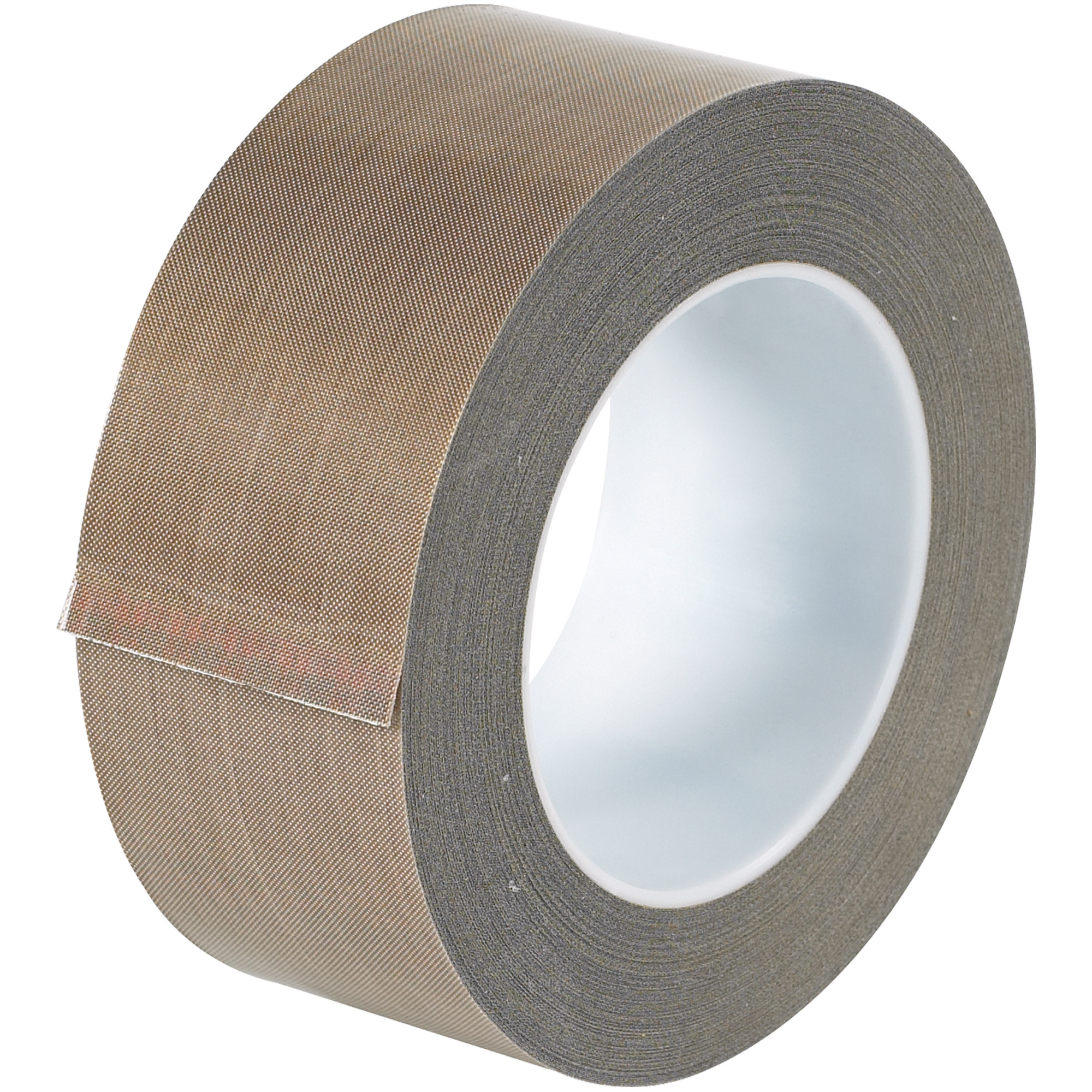 PTFE Glass Cloth Tape, 10 Mil, 2" x 18 yds., Brown, 1/Case