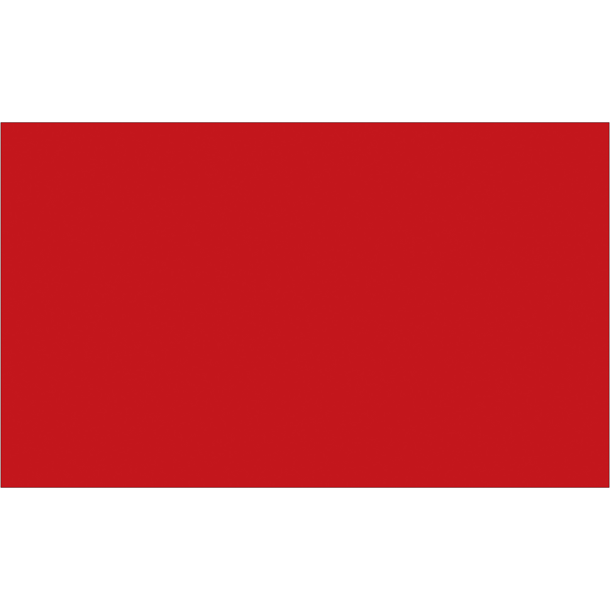 Tape Logic® Inventory Rectangle Labels, 3" x 5", Red, 500/Roll