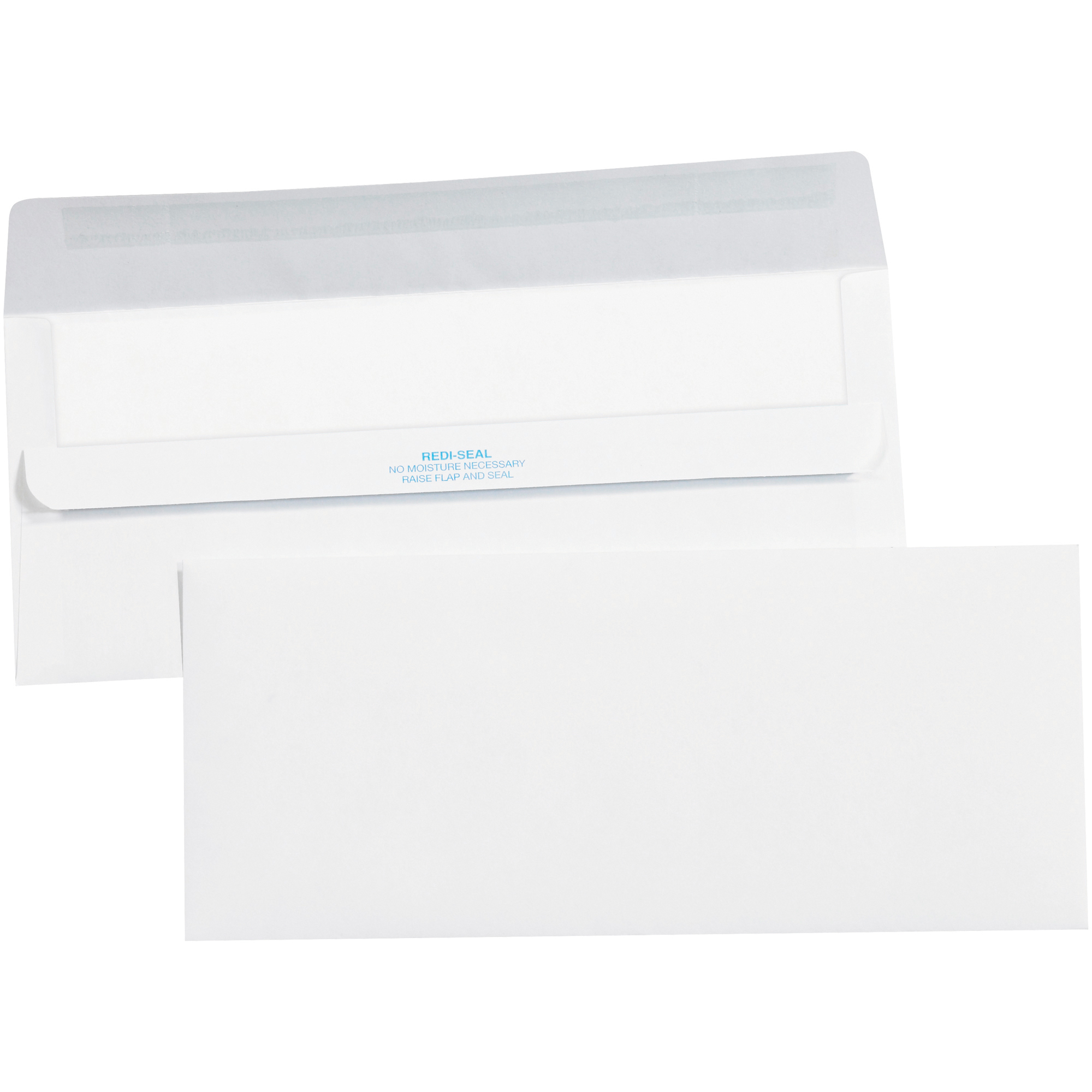 Redi-Seal Business Envelopes, #10 Plain, 4 1/8" x 9 1/2", White, 2500/Case