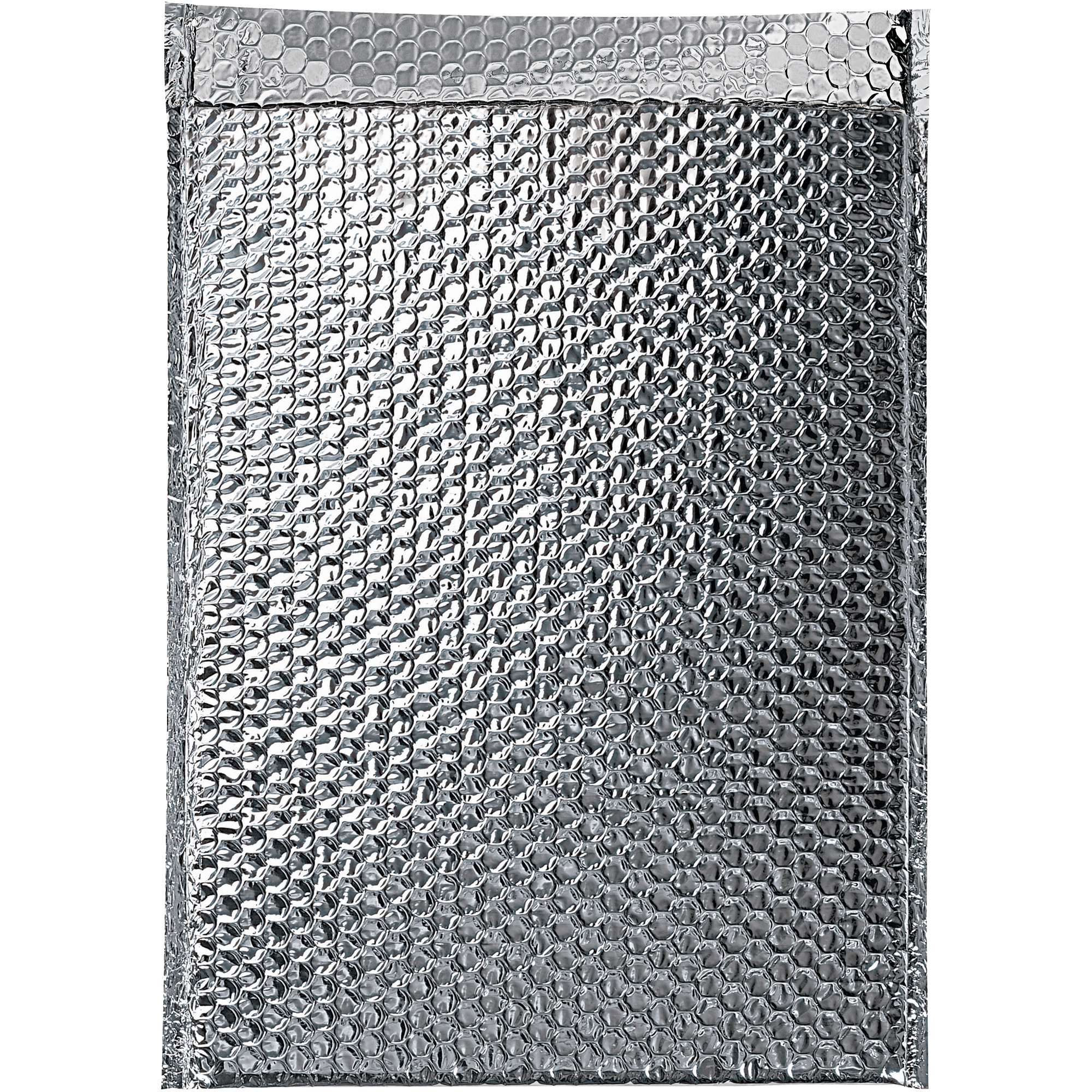 Cool Shield Bubble Mailers, 12" x 17", Silver, 50/Case