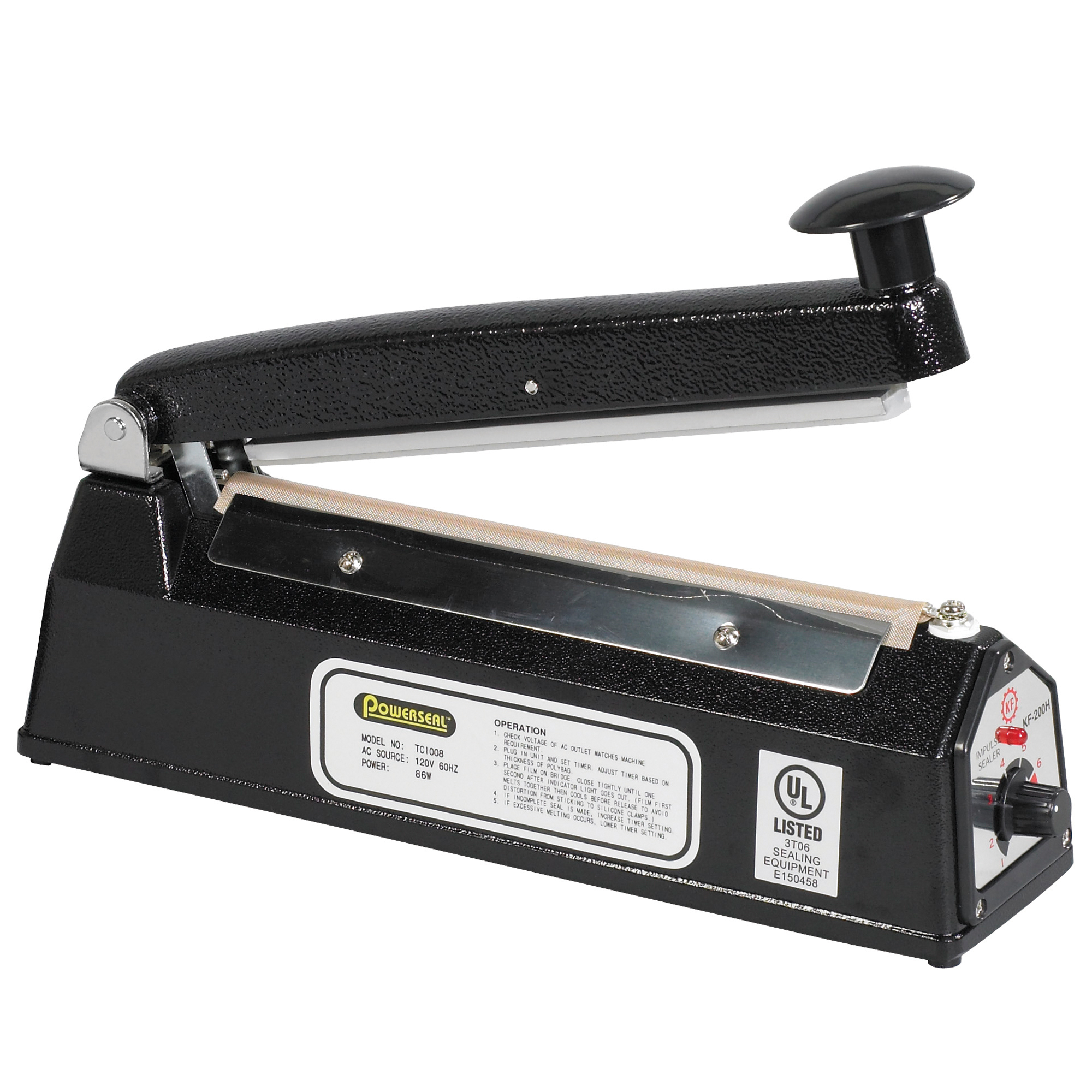 Impulse Sealer, 8", 1 Each