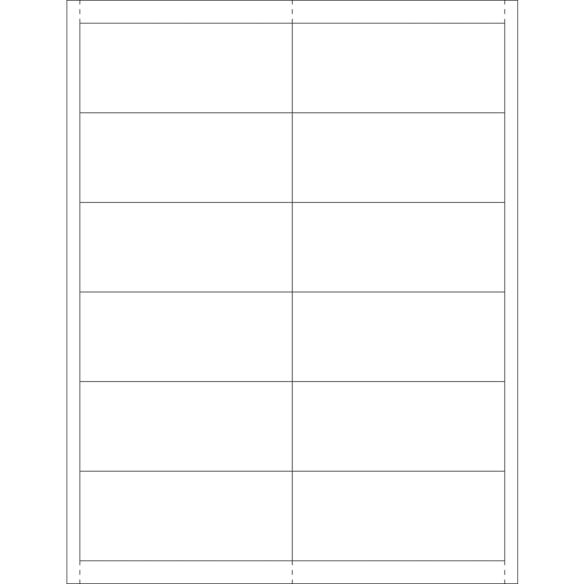 Plastic Label Holder Insert Cards, 1 11/16" x 4", White, 600/Case