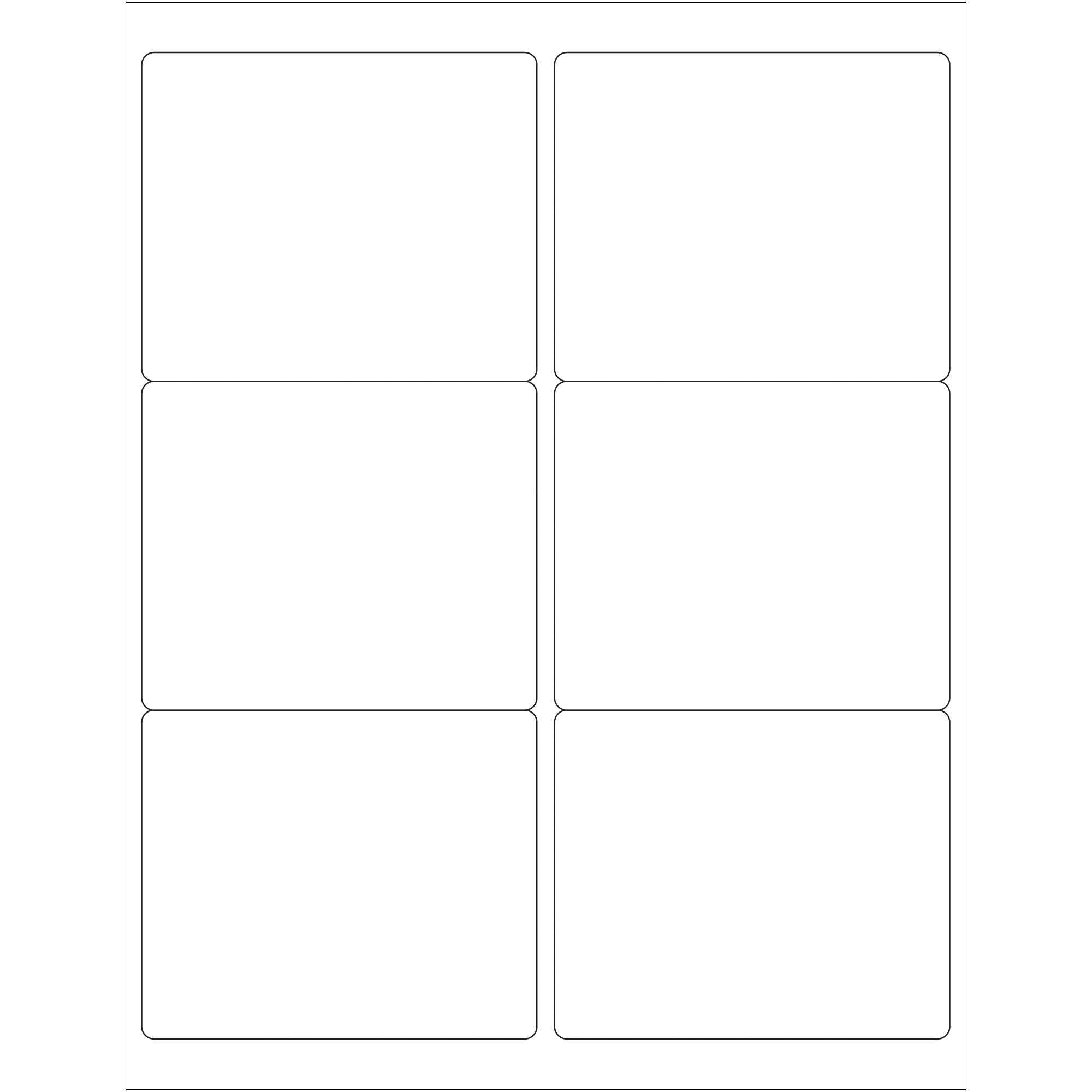 Tape Logic® Weather-Resistant Laser Labels, 4" x 3 1/3", White, 600/Case