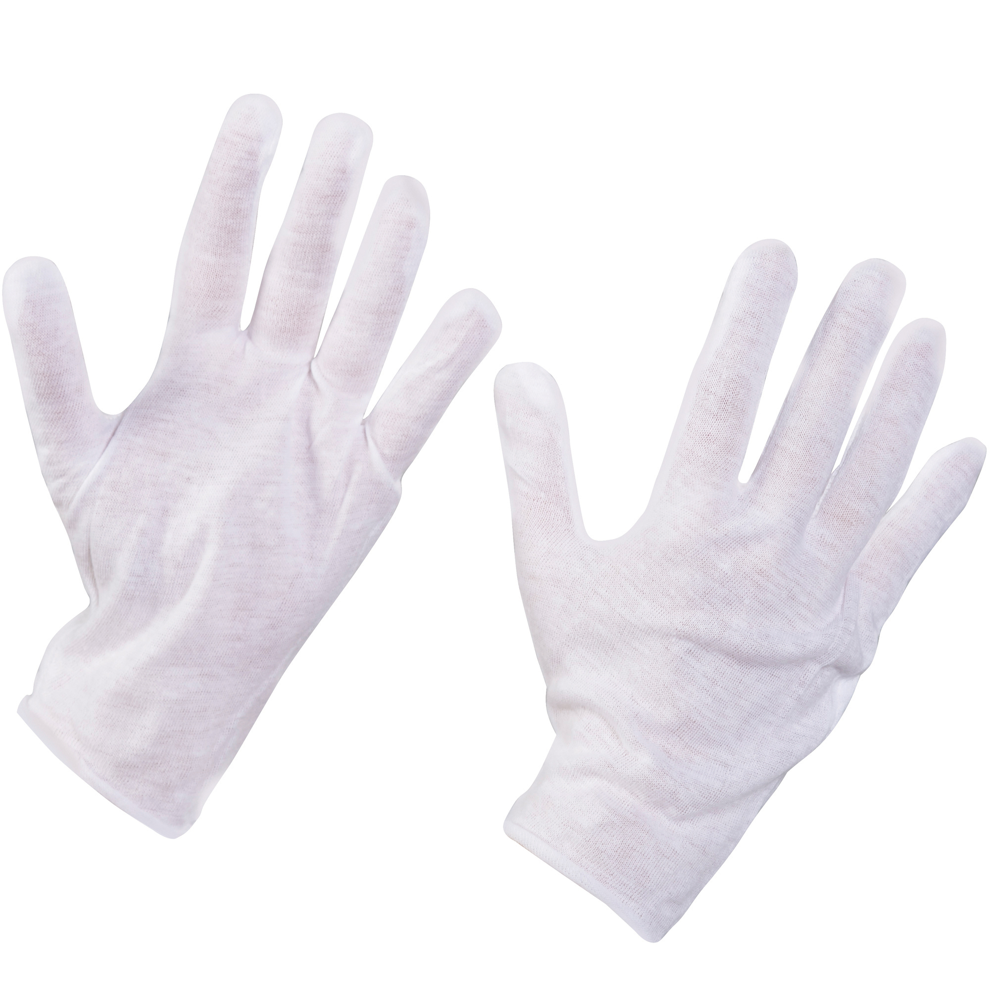 Cotton Inspection Gloves, 3.5 oz., Small, White, 12 Pairs/Case