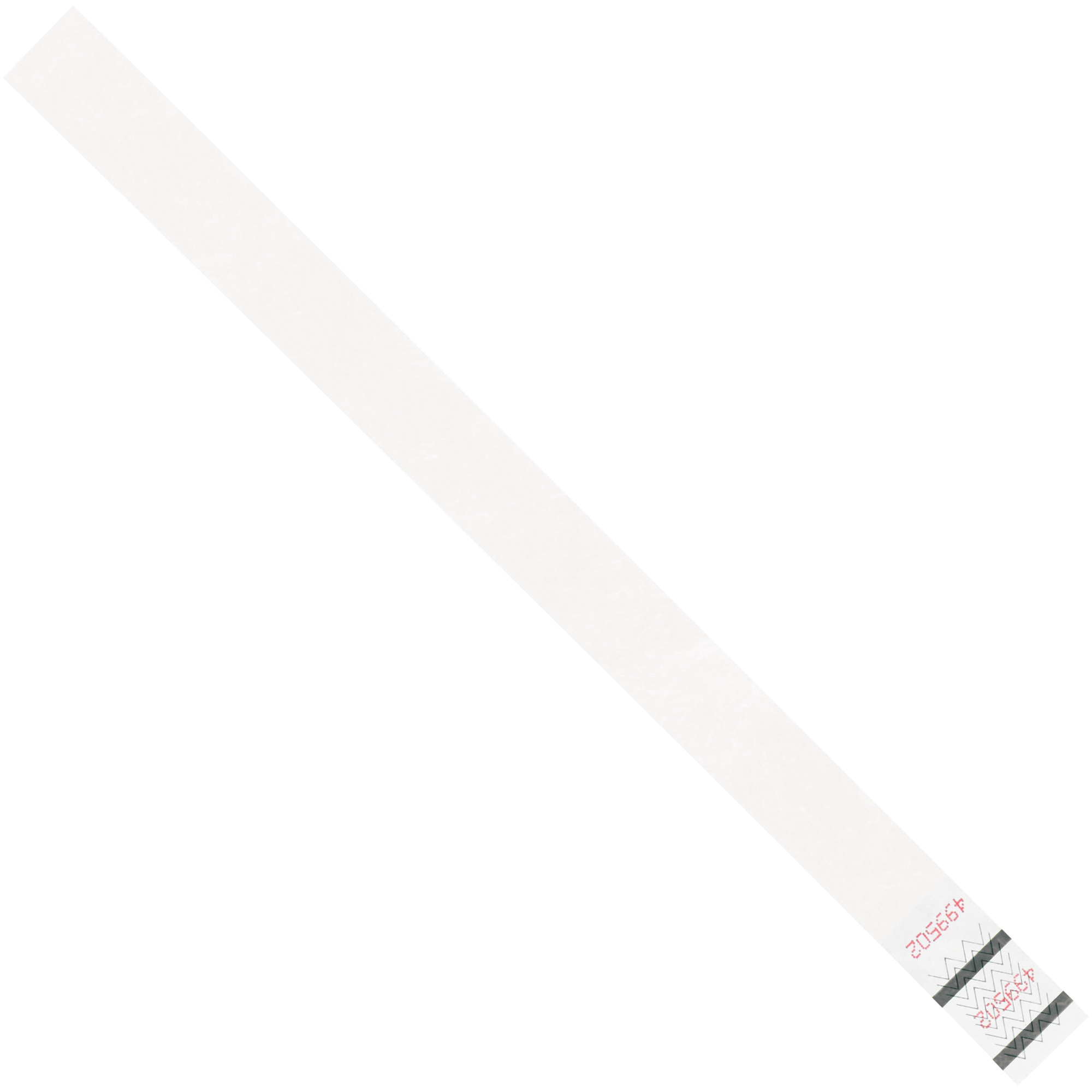Tyvek® Wristbands, 3/4" x 10", White, 500/Case