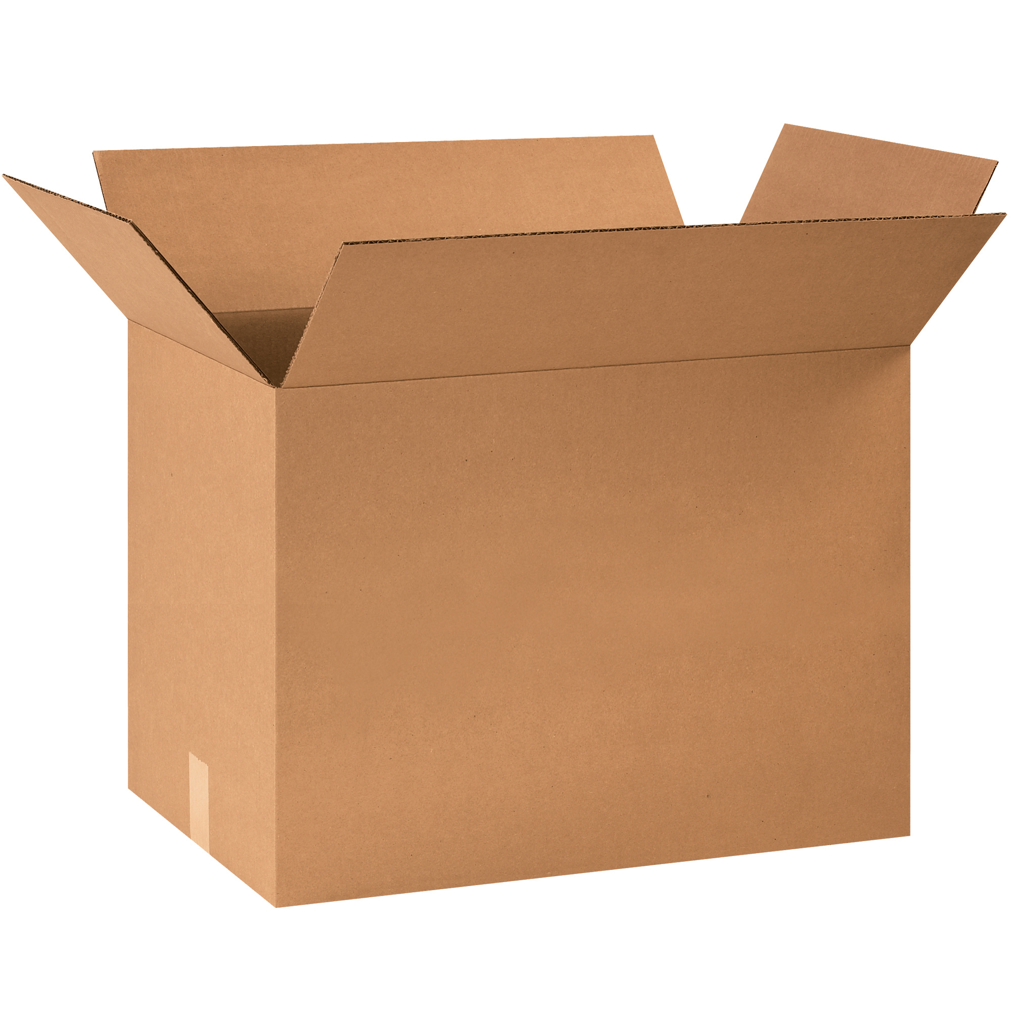 Corrugated Boxes, 24" x 16" x 18", Kraft, 15/Bundle; 150/Skid