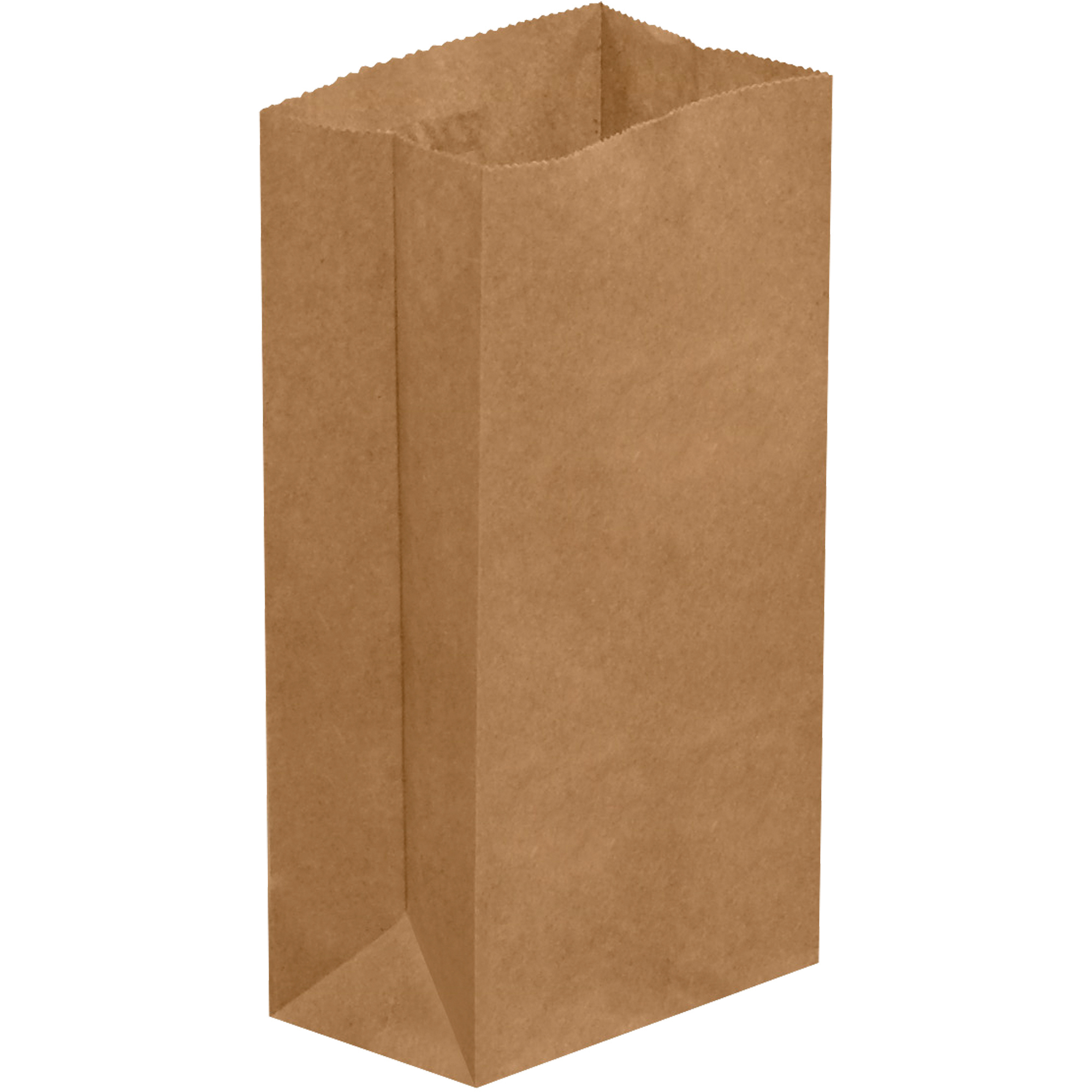 Grocery Bags, 3 1/2" x 2 3/8" x 6 7/8", Kraft, 500/Case