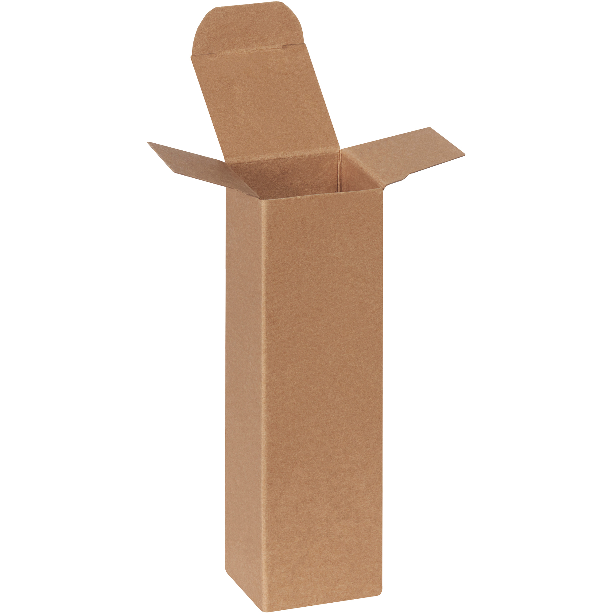 Reverse Tuck Folding Cartons, 1 3/4" x 1 3/4" x 6", Kraft, 500/Case