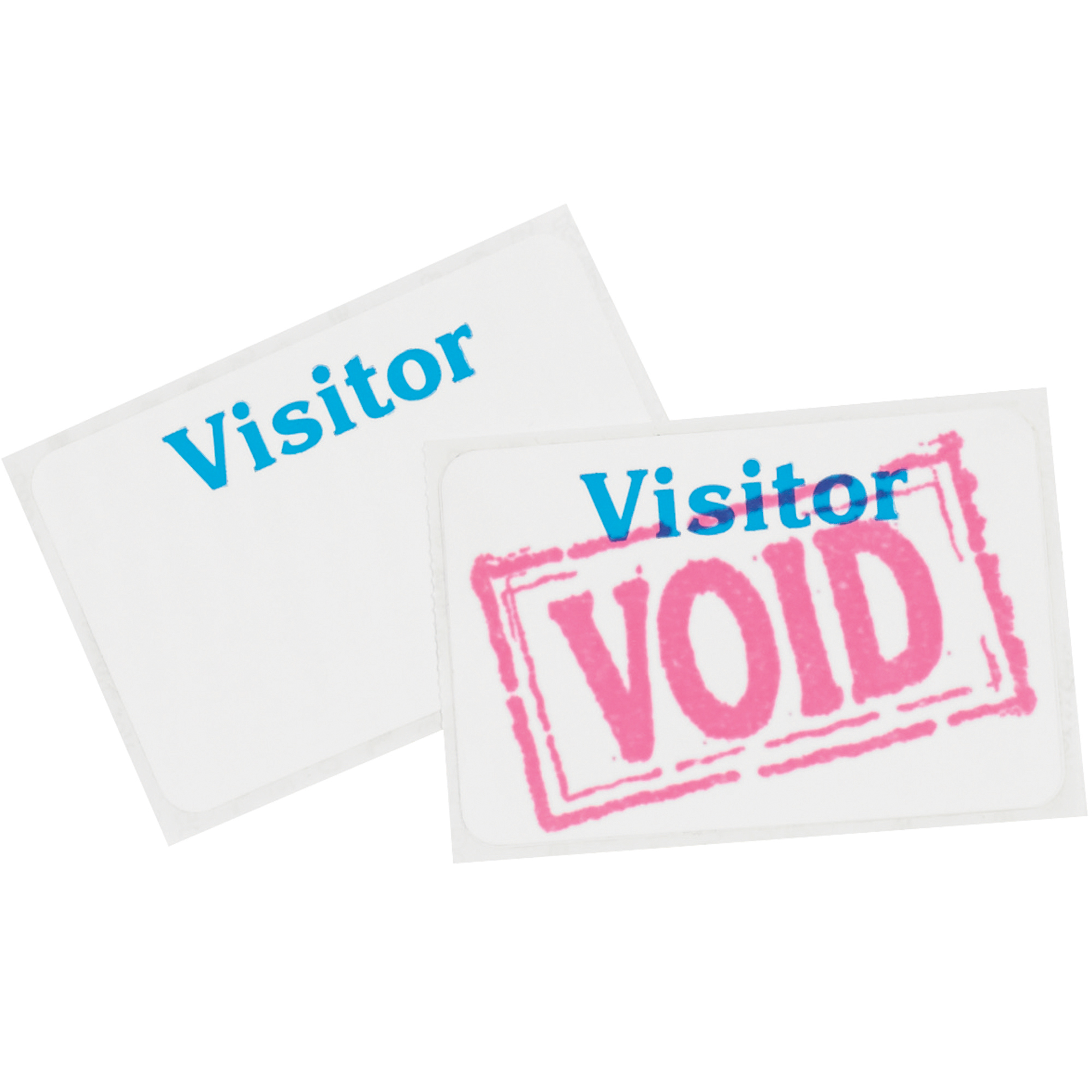 Visitor Badge, One Day, 3" x 2", 100/Case