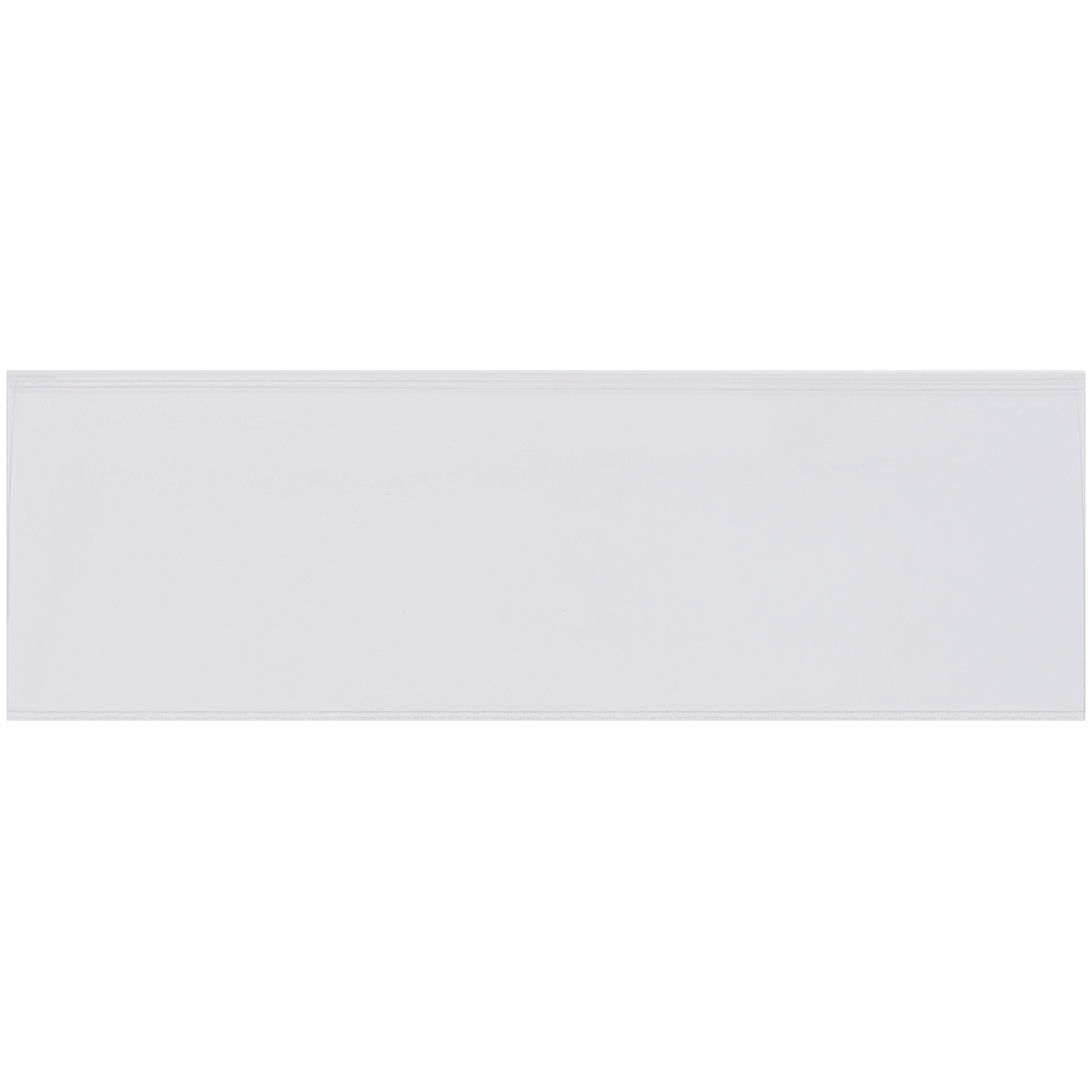 Open-Edge™ Plastic Label Holder, 2" x 6", Clear, 50/Case