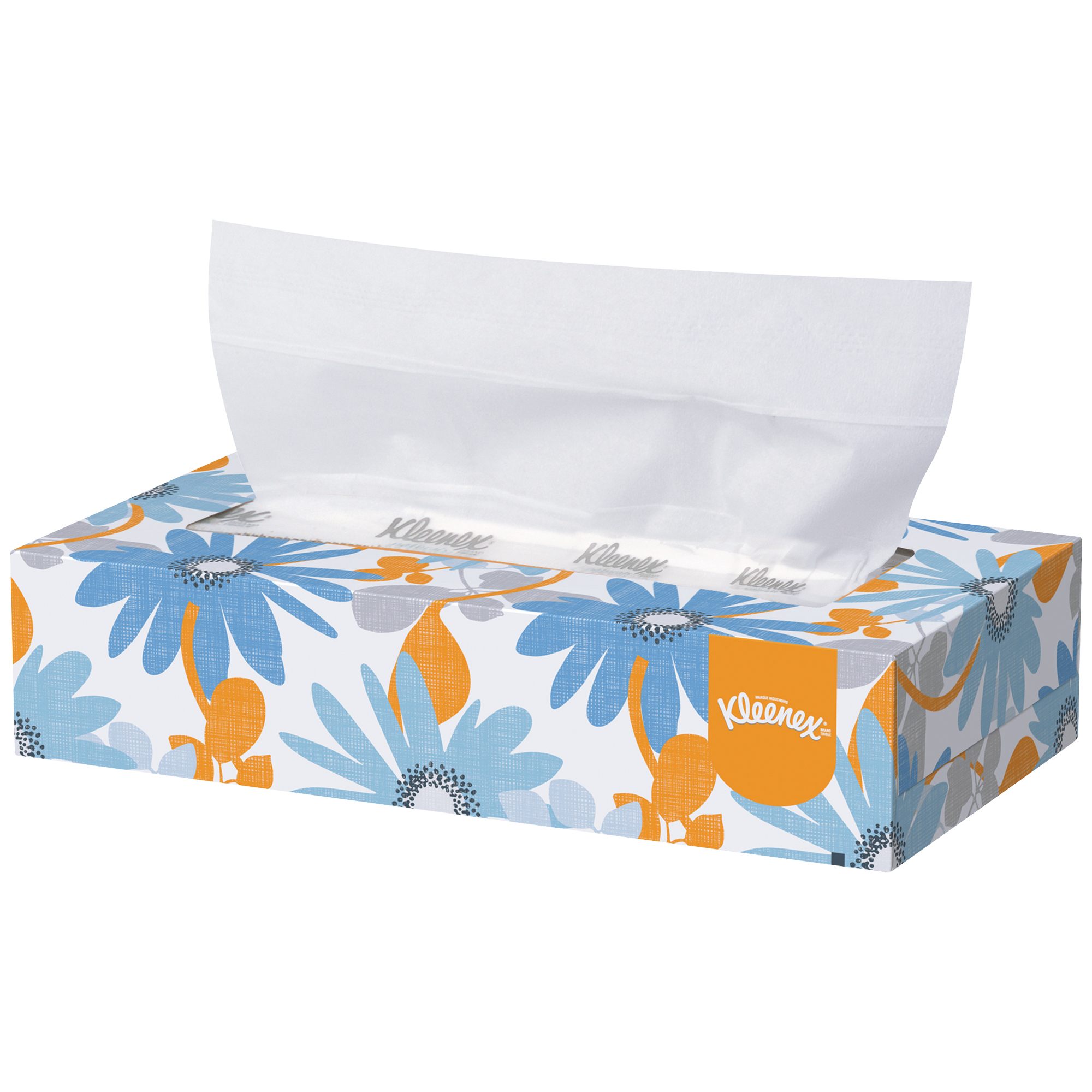 Kleenex® Facial Tissue, 2-Ply, White, 48/Case