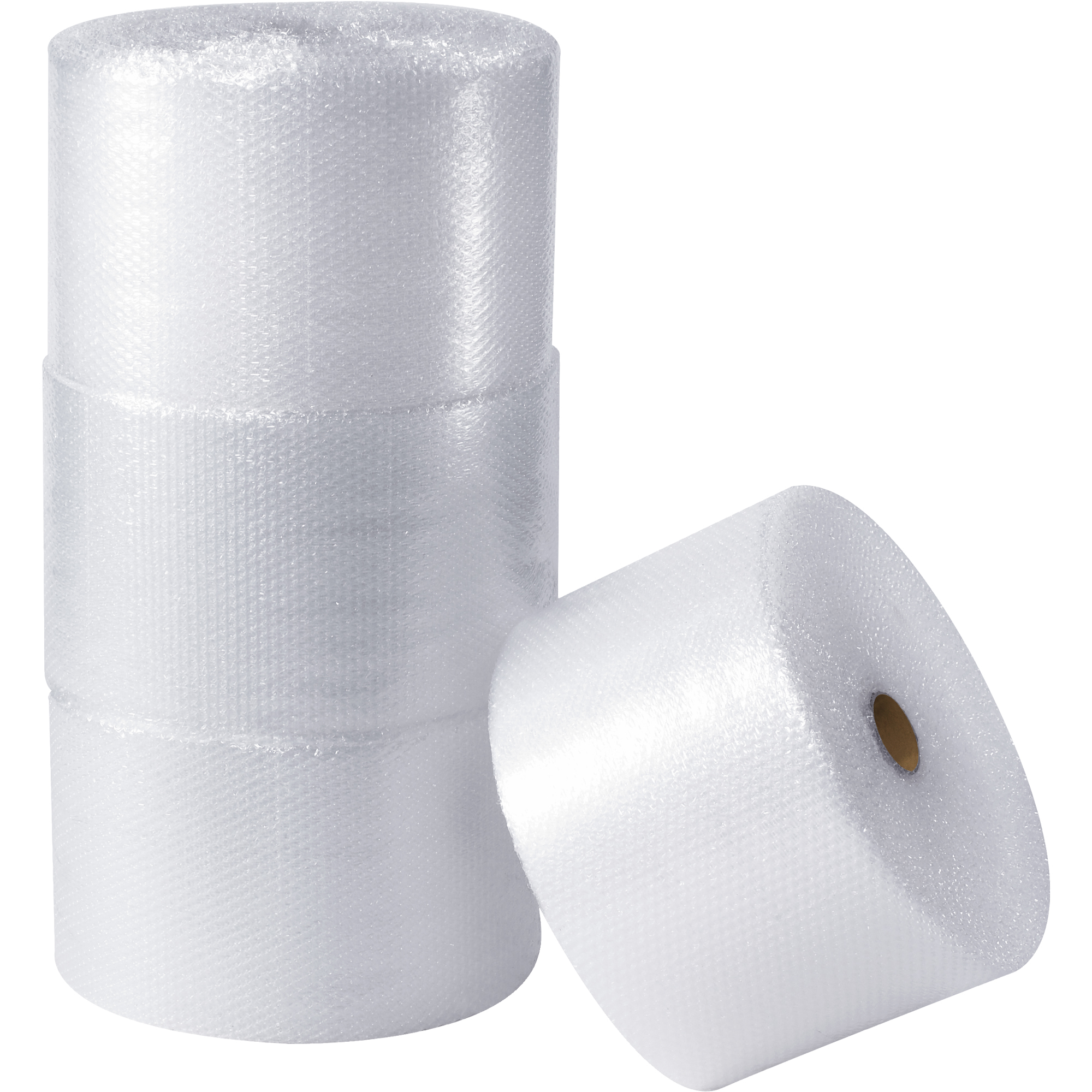 UPSable Perforated Air Bubble Rolls, 1/2" x 12" x 125', Clear, 4/Each